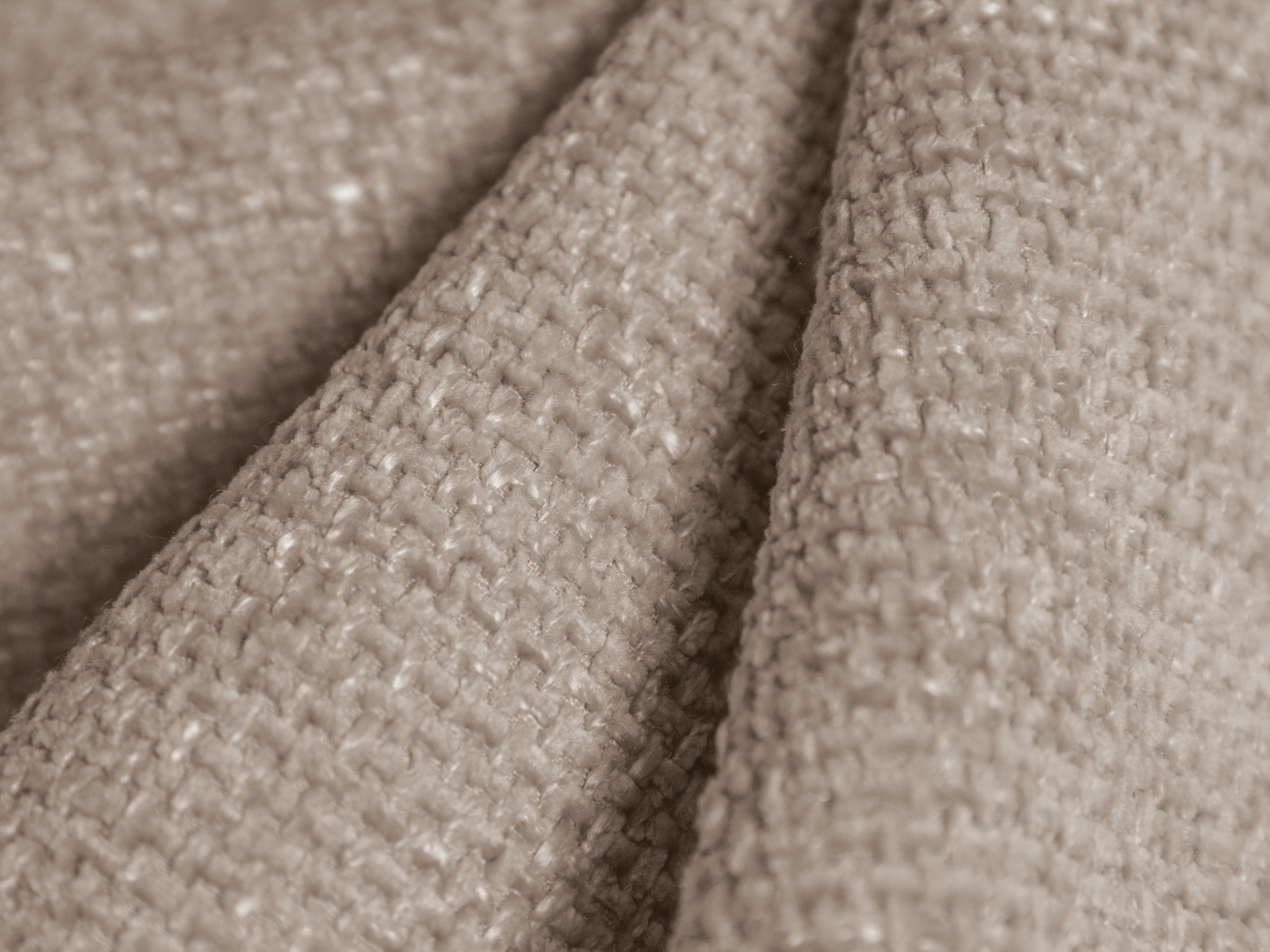 MILEY Modular Sofa - Right Side Module in Beige Silky Chenille