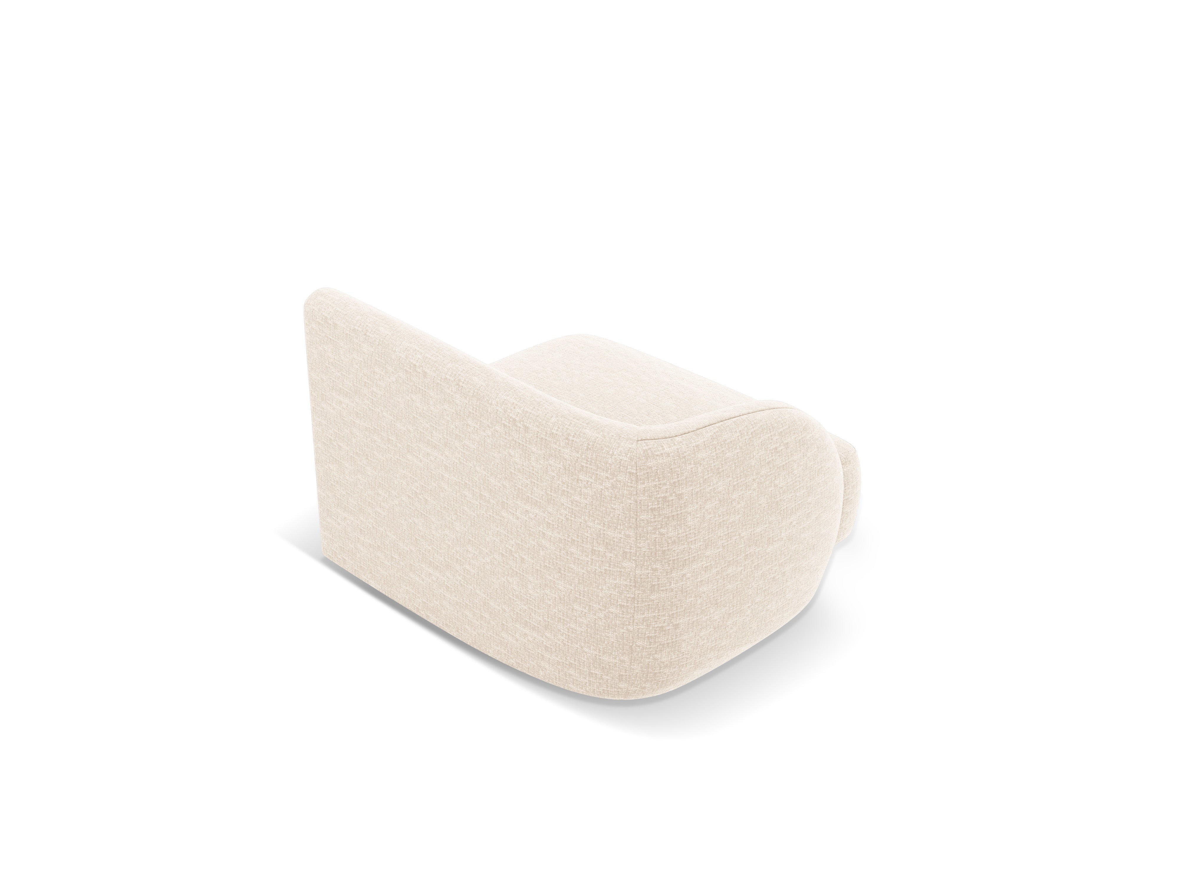 Modular sofa - left module MILEY ivory chenille