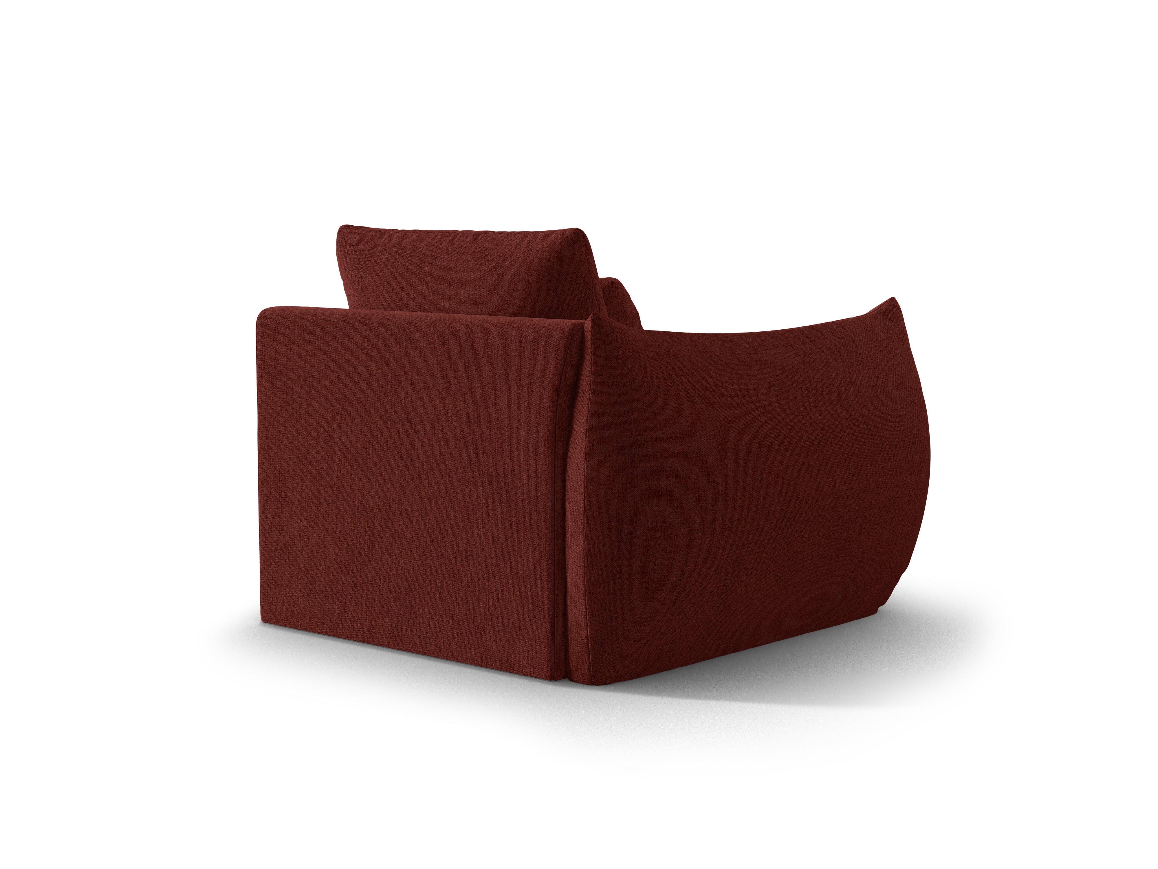 BLOOM modular sofa - left-side element red chenille