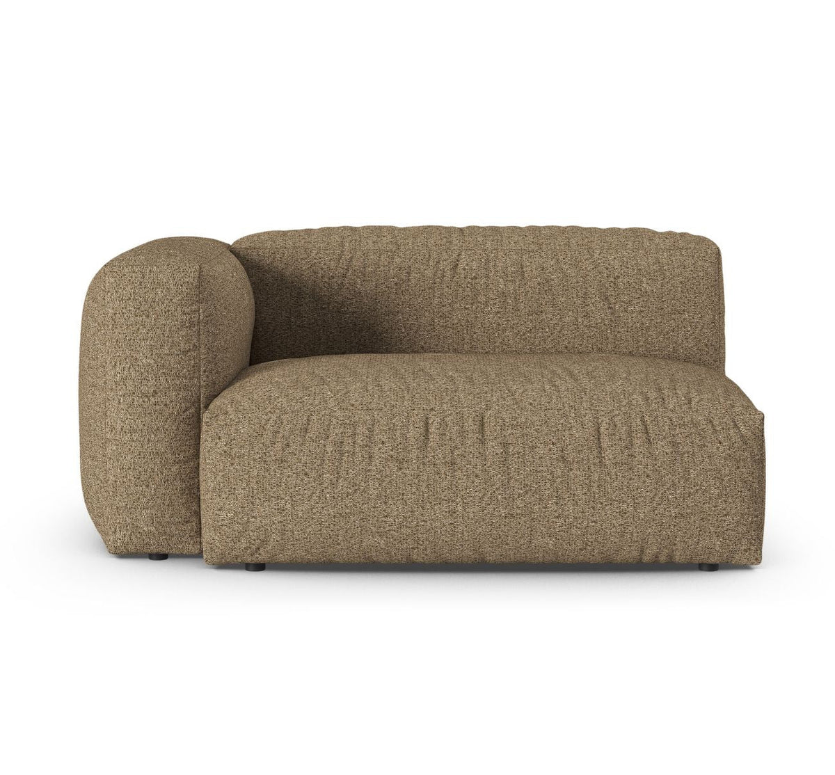 Moduł podwójny z lewym podłokietnikiem XL MARTINA cappuccino boucle – Micadoni
