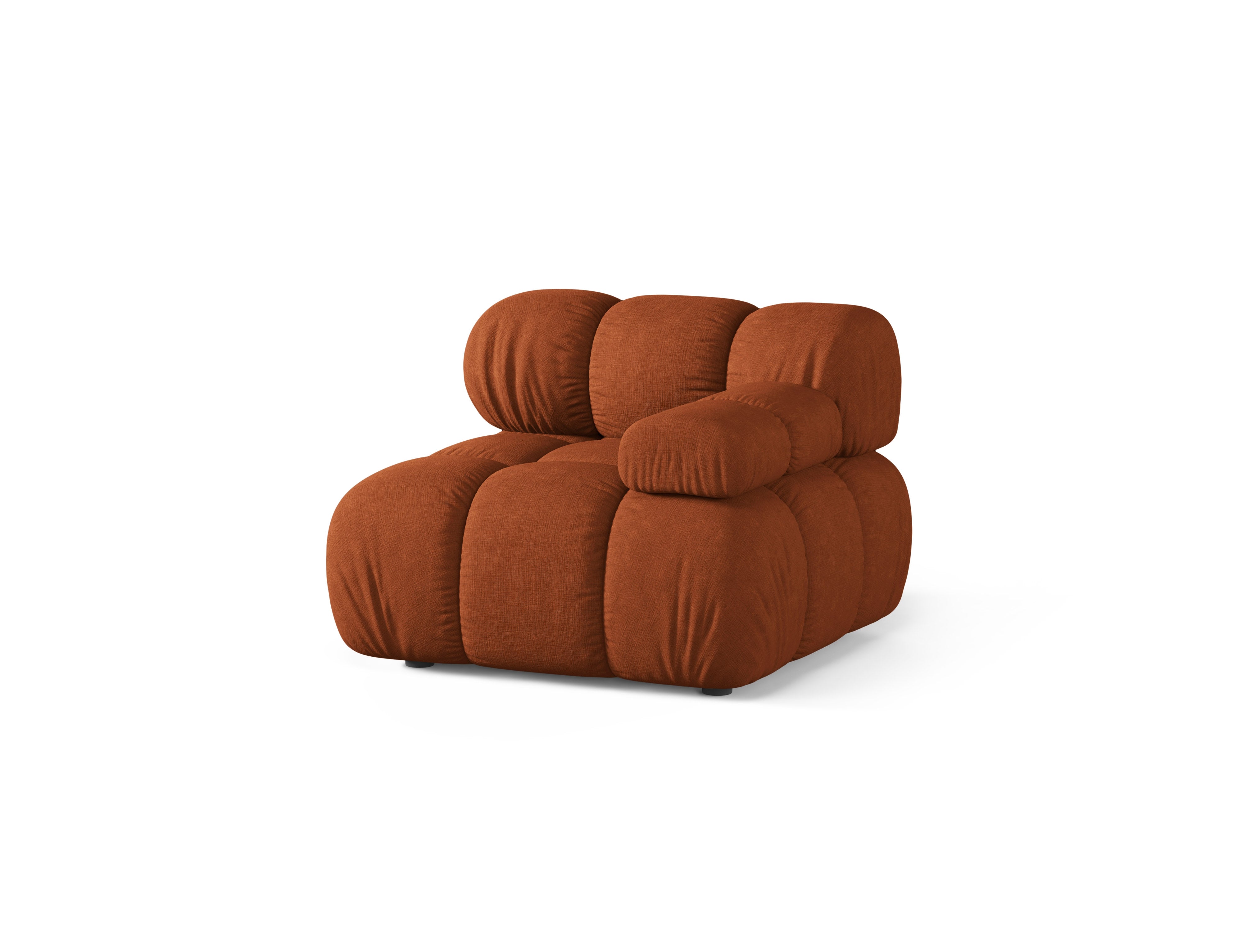 Modulares Sofa BELLIS - rechter Modul in Ziegelrot