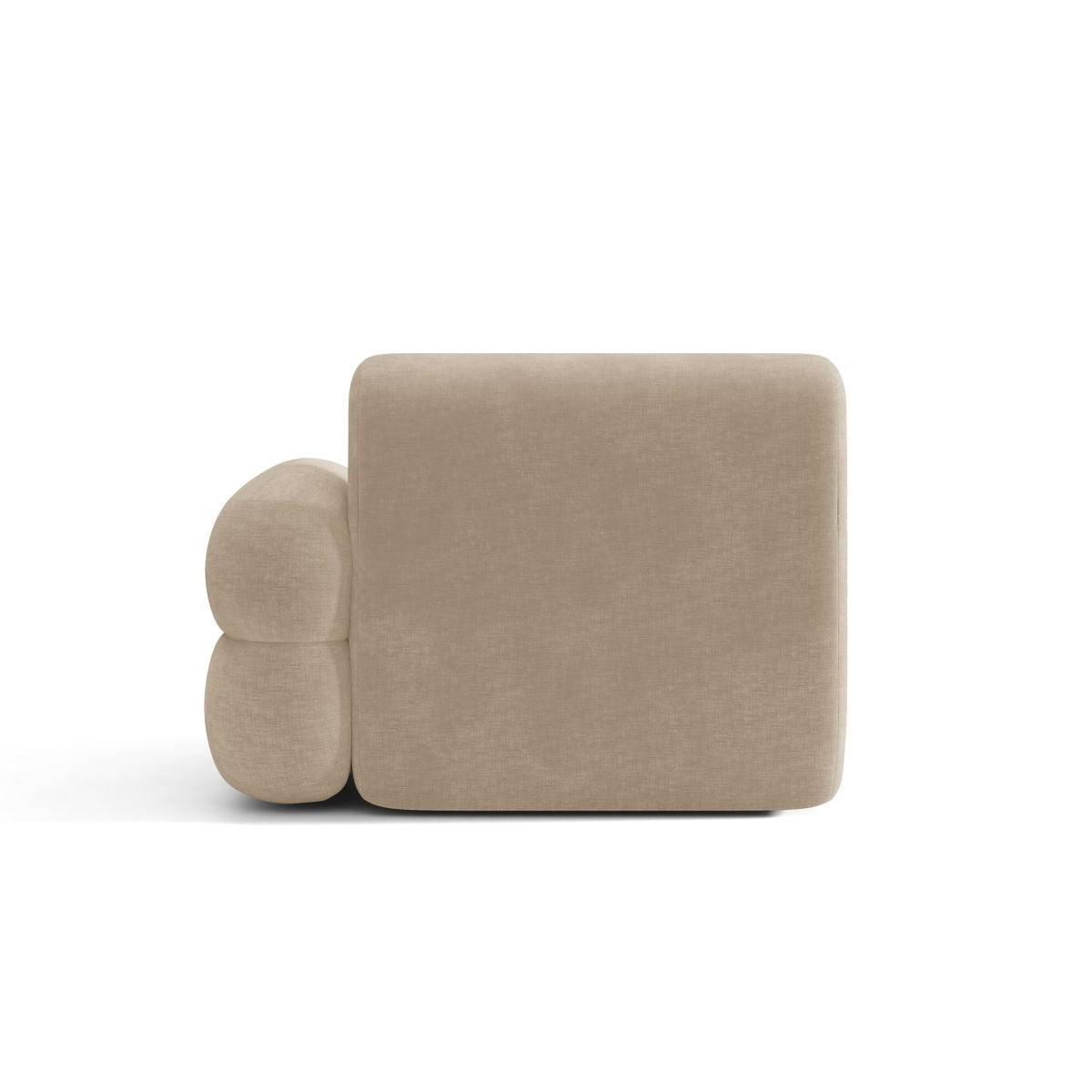 Modulares Sofa NEO - rechtes Modul in beigem Chenille