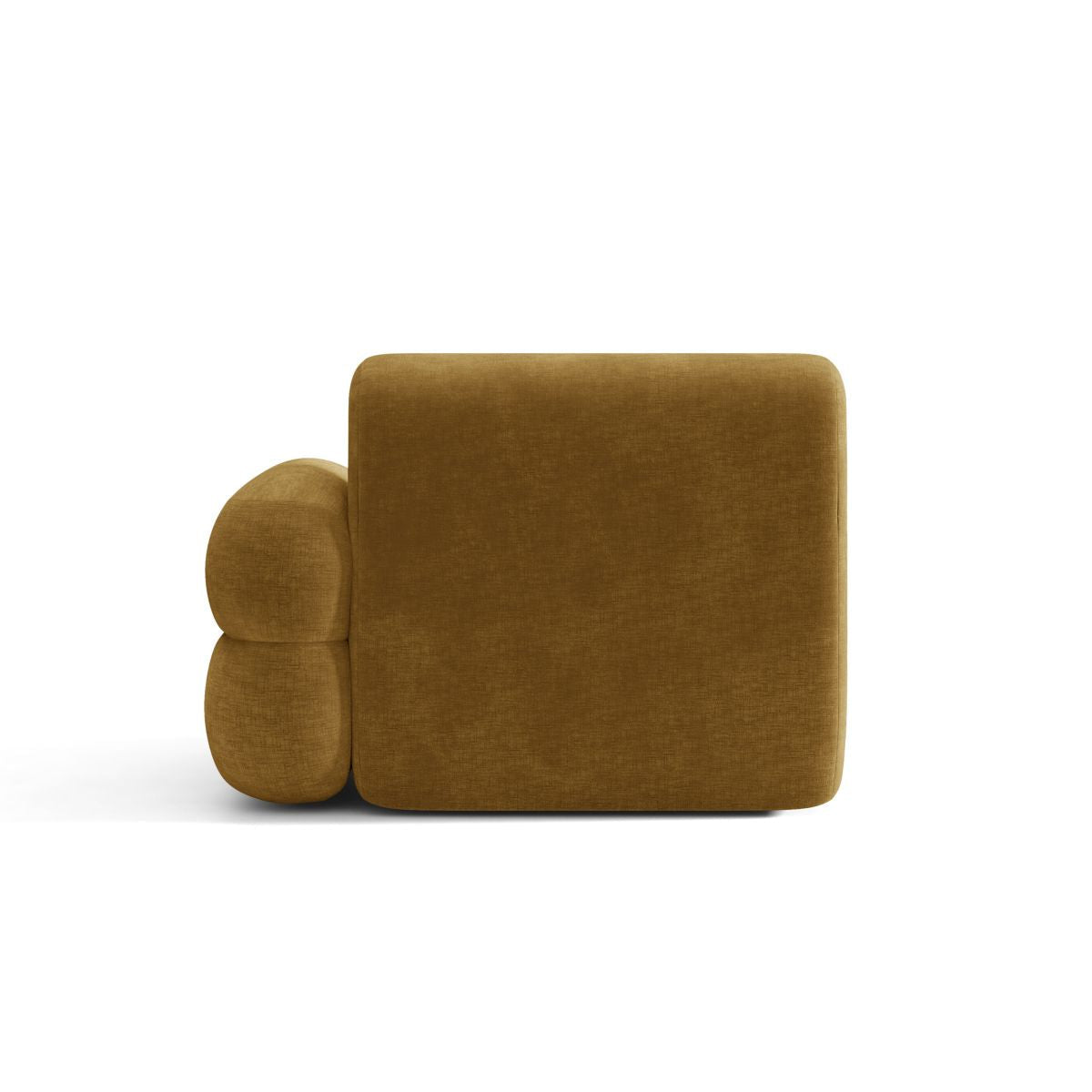Modulares Sofa NEO - rechtes Modul in senfgelbem Chenille