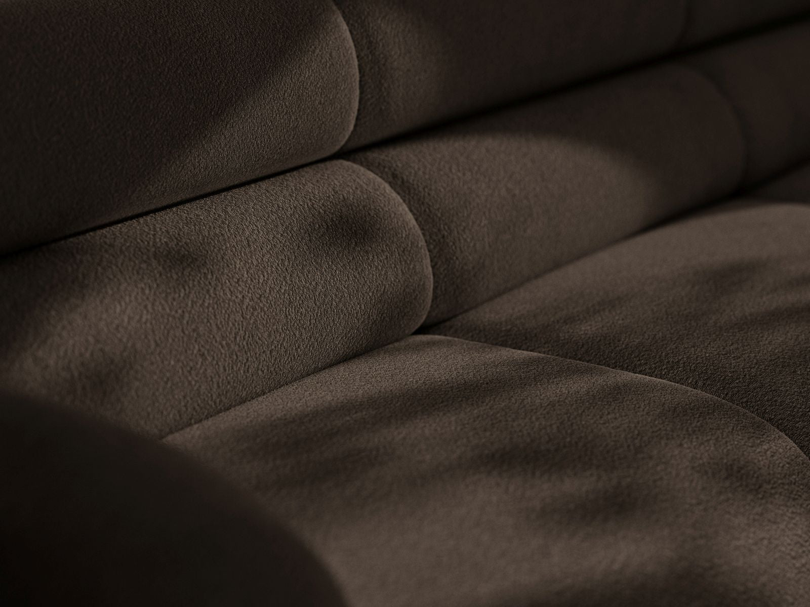 Sessel / Modul NEO braunes Boucle