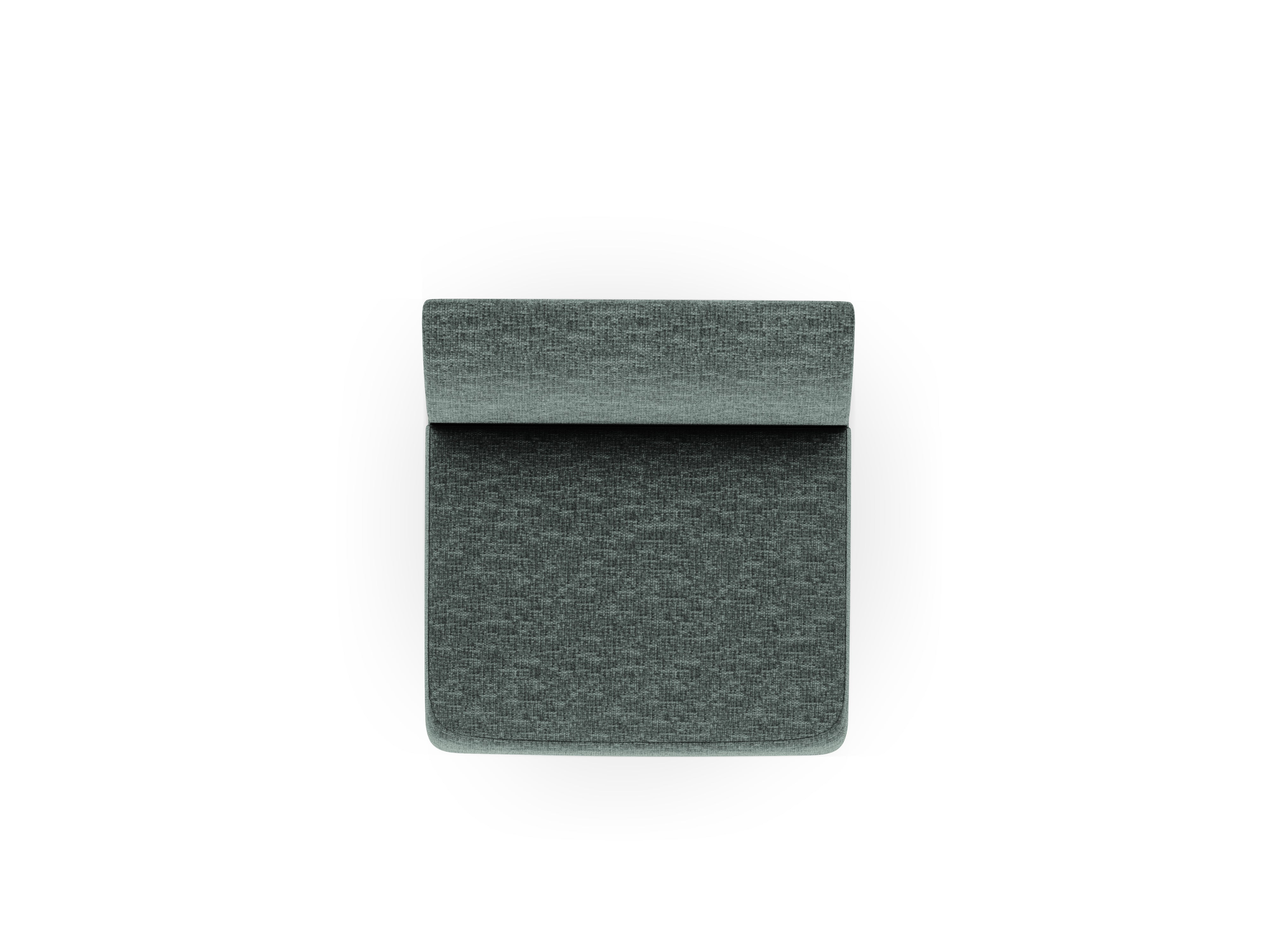 Armchair / module MILEY petrol chenille silky