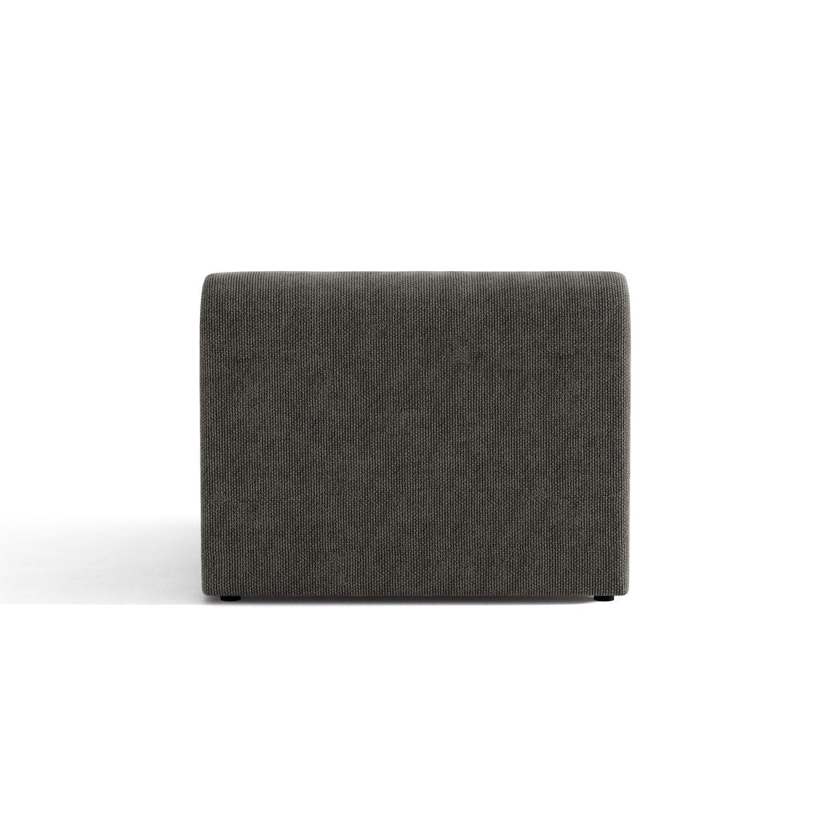Fotel / moduł MILEY szary szenil jedwabisty – styl minimalistyczny