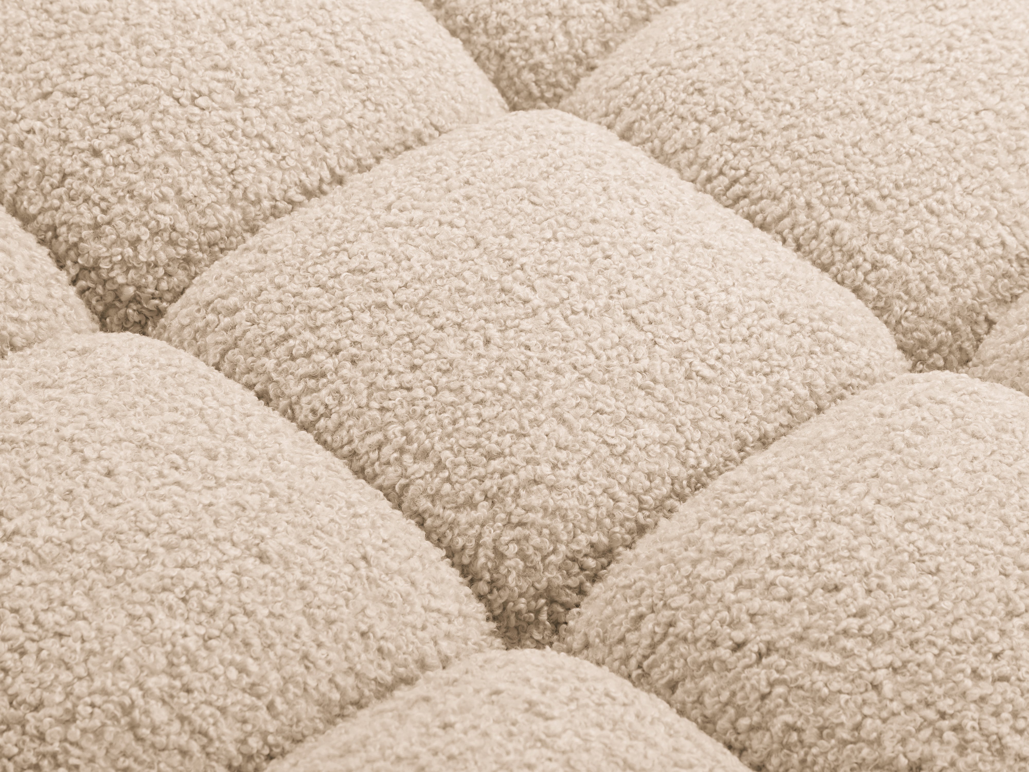 Sessel / Modul BELLIS sandfarbener Boucle