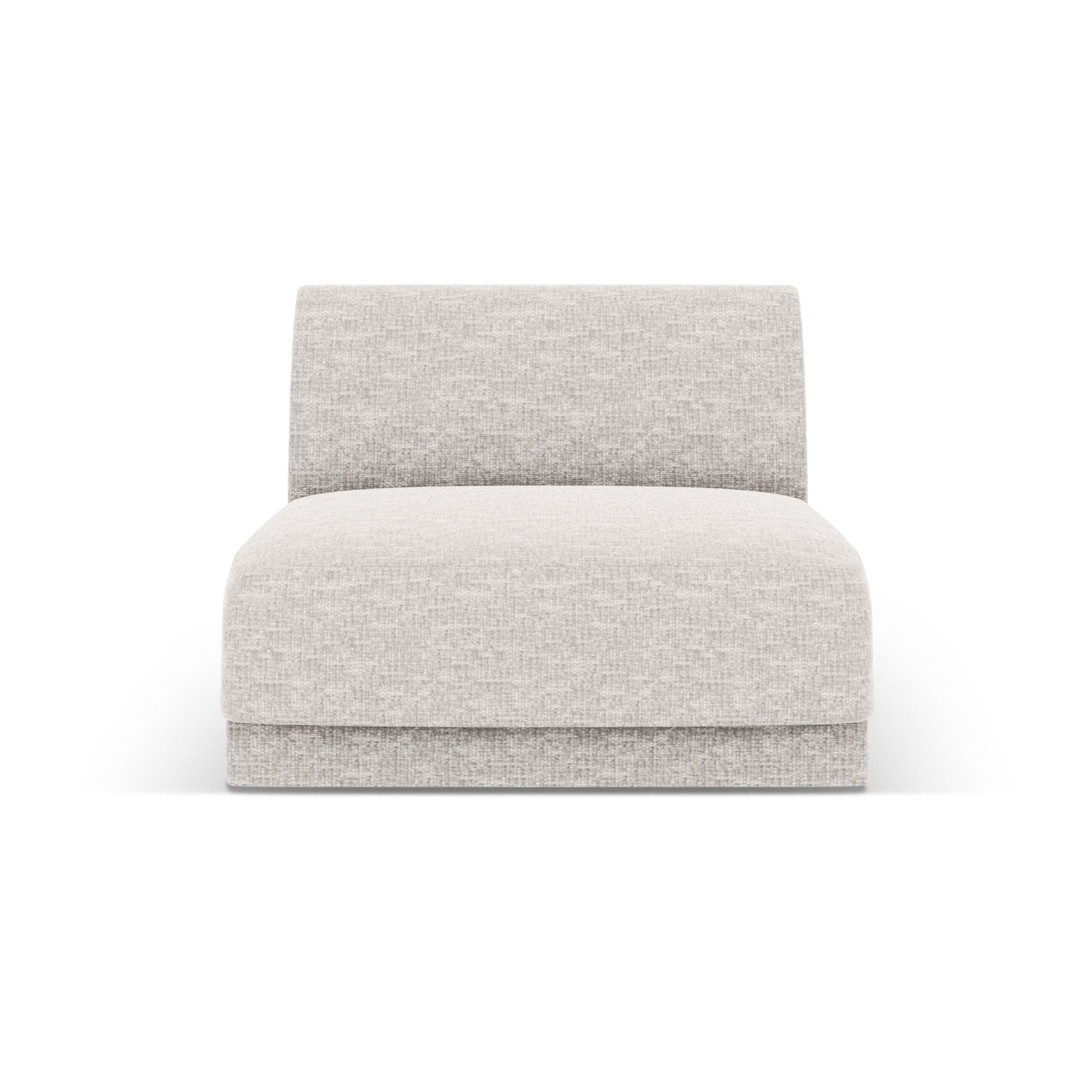 Armchair / module MILEY gray chenille