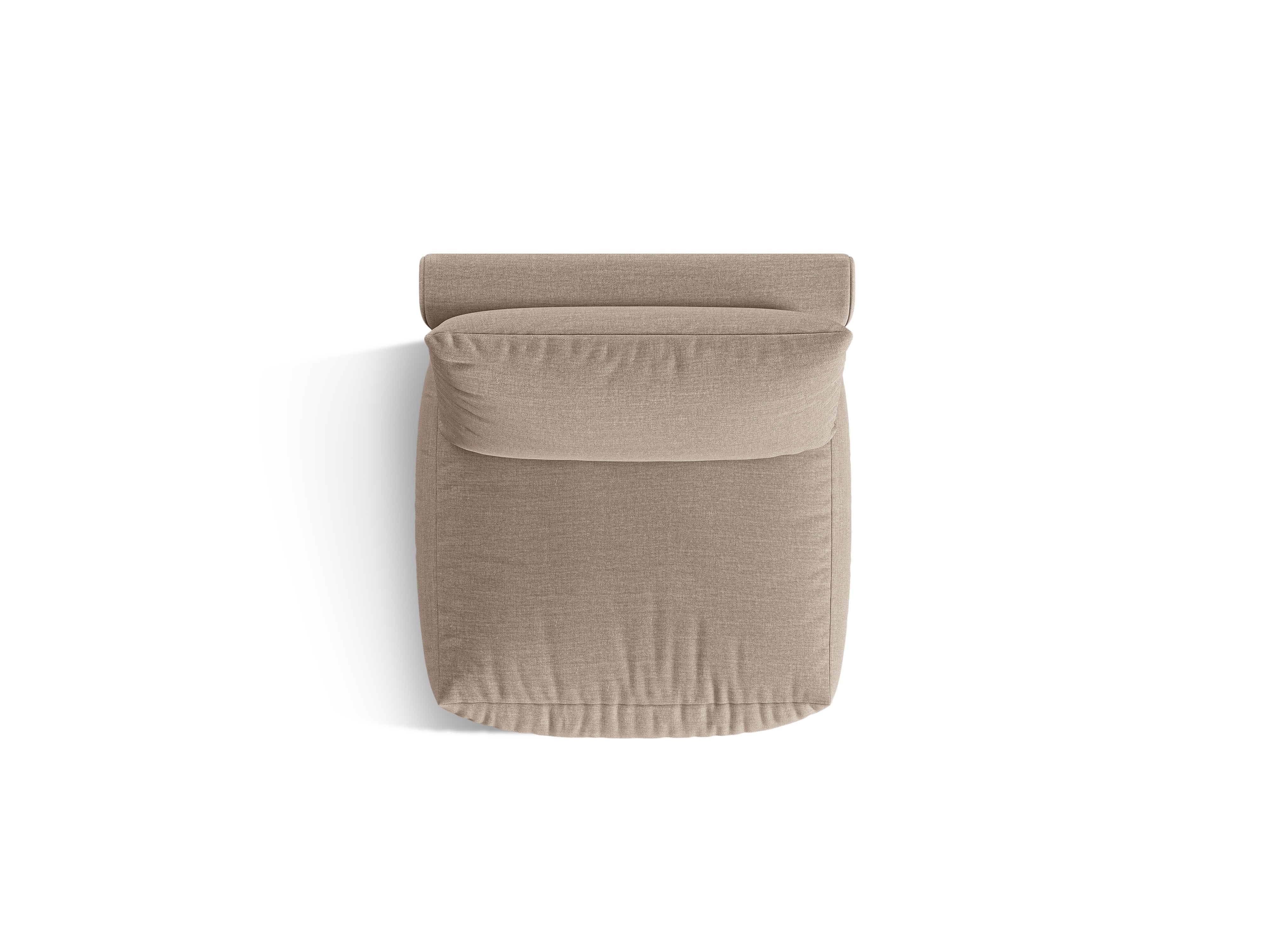 CHRIS modular sofa - central element sand chenille