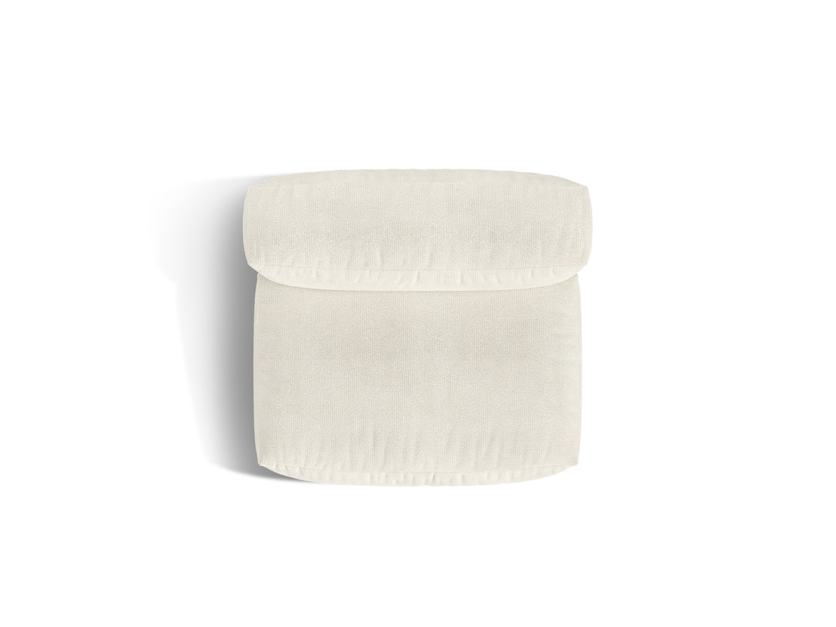 Moduł bez podłokietników MARTINA ecru boucle – detal tkaniny