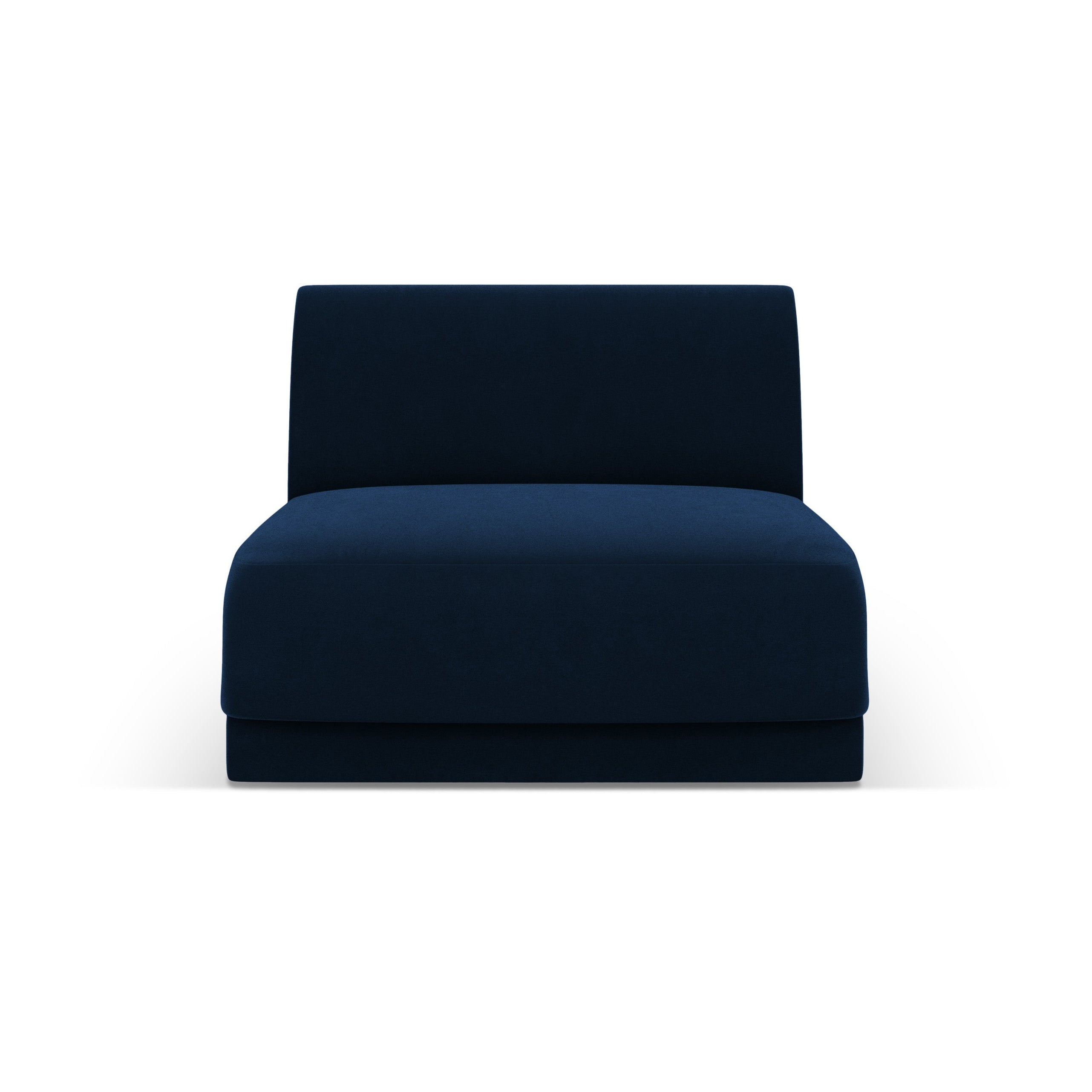 Armchair / velvet module MILEY royal blue