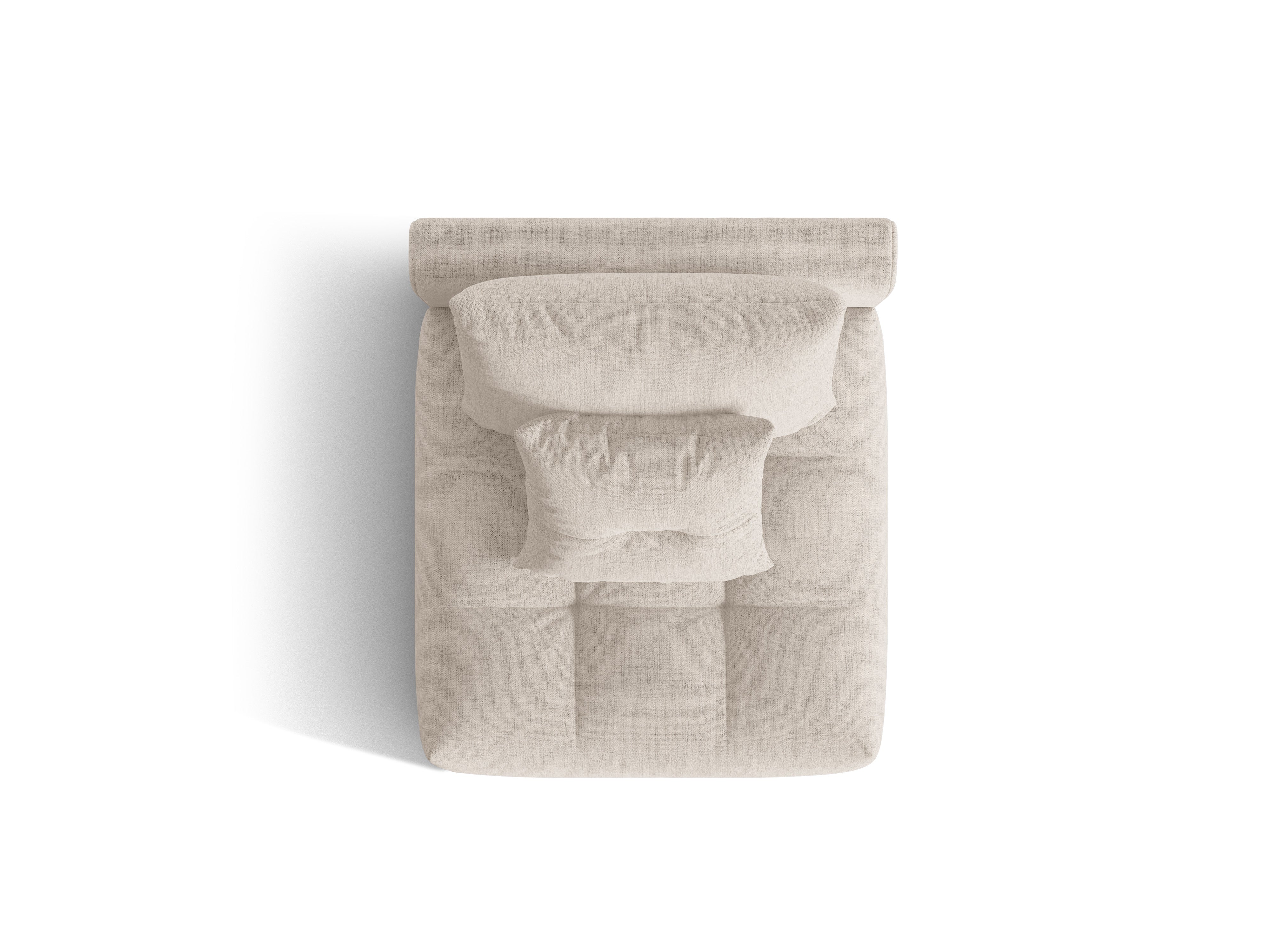 Armchair / BLOOM module dark beige chenille