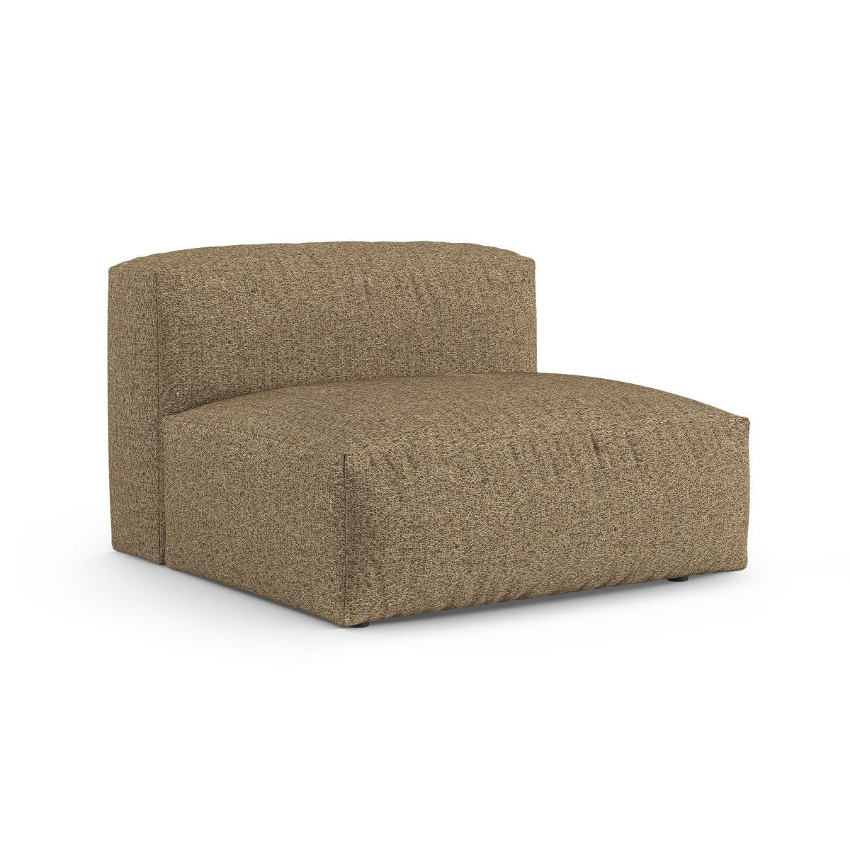Moduł bez podłokietników XL MARTINA cappuccino boucle – ujęcie boczne