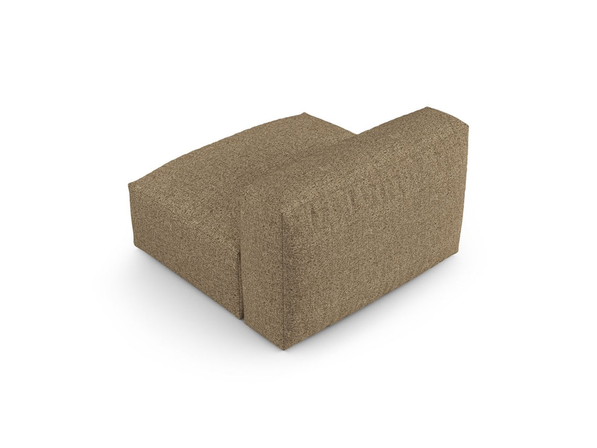 Moduł bez podłokietników XL MARTINA cappuccino boucle – detal tkaniny