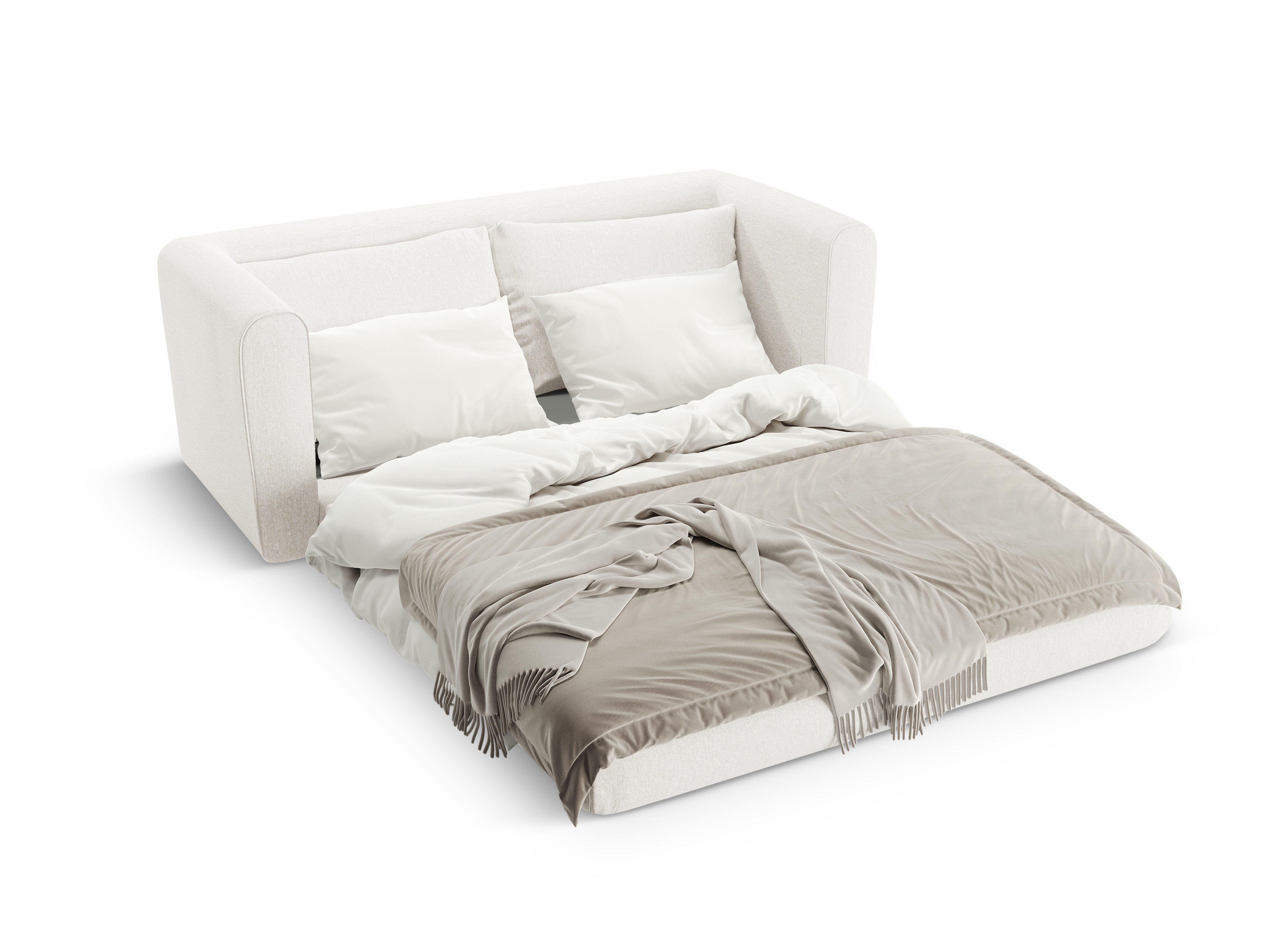 2-Seater Sofa with Sleeping Function LIDO Ivory