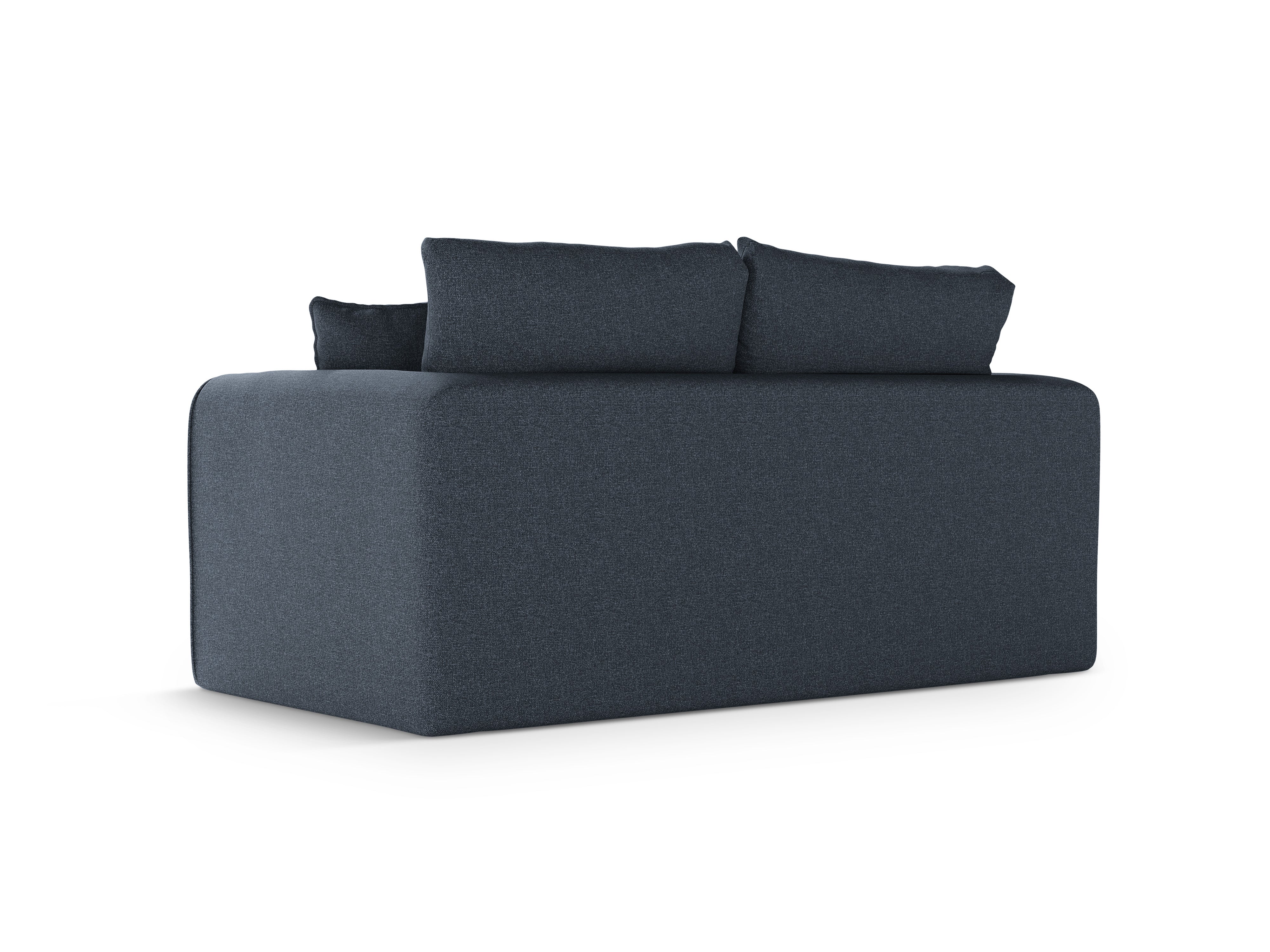 Sofa 2-osobowa z funkcją spania LIDO ciemny niebieski – Micadoni