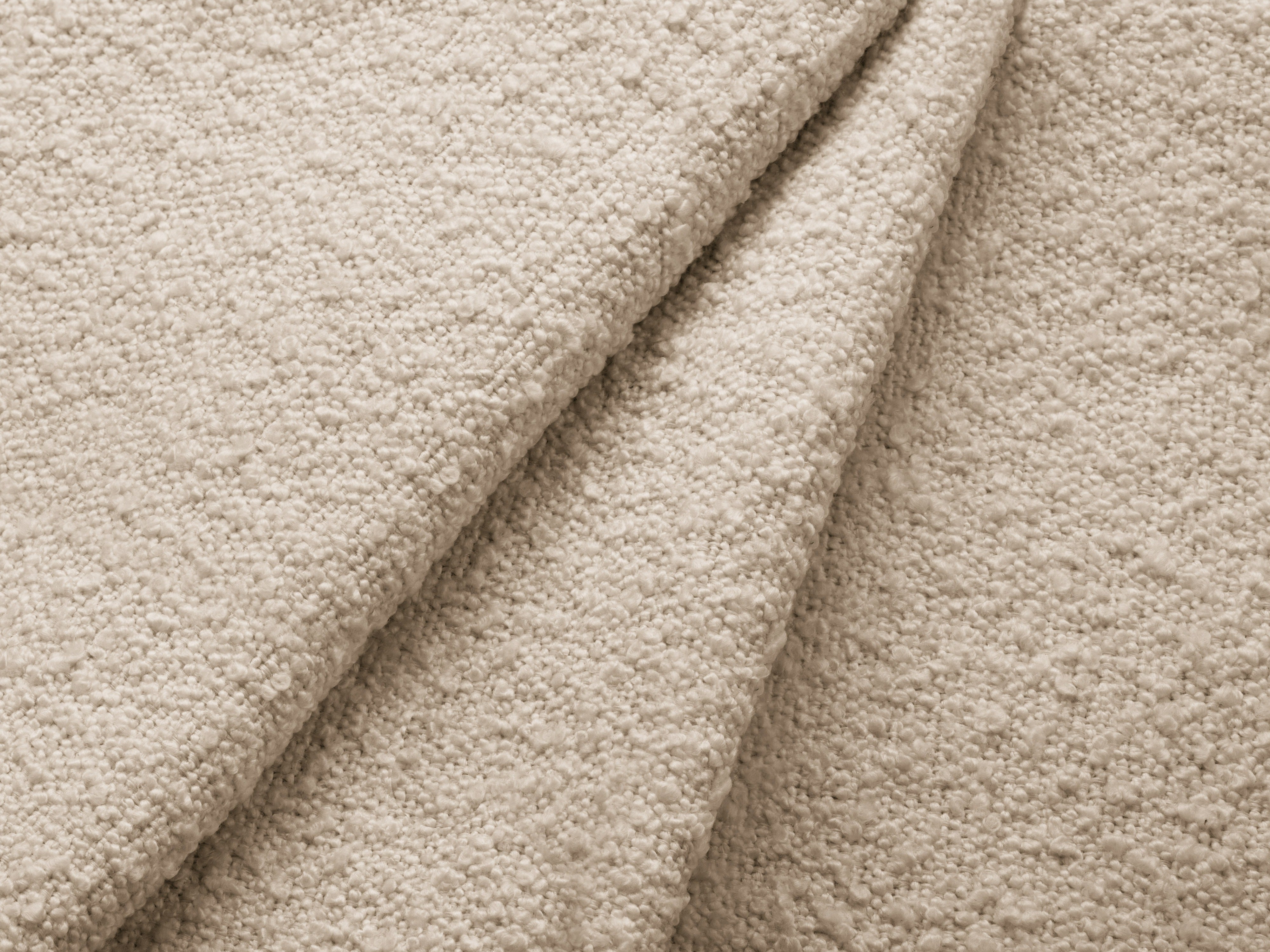 Szezlong 2-sitzig rechts MILEY beige Boucle