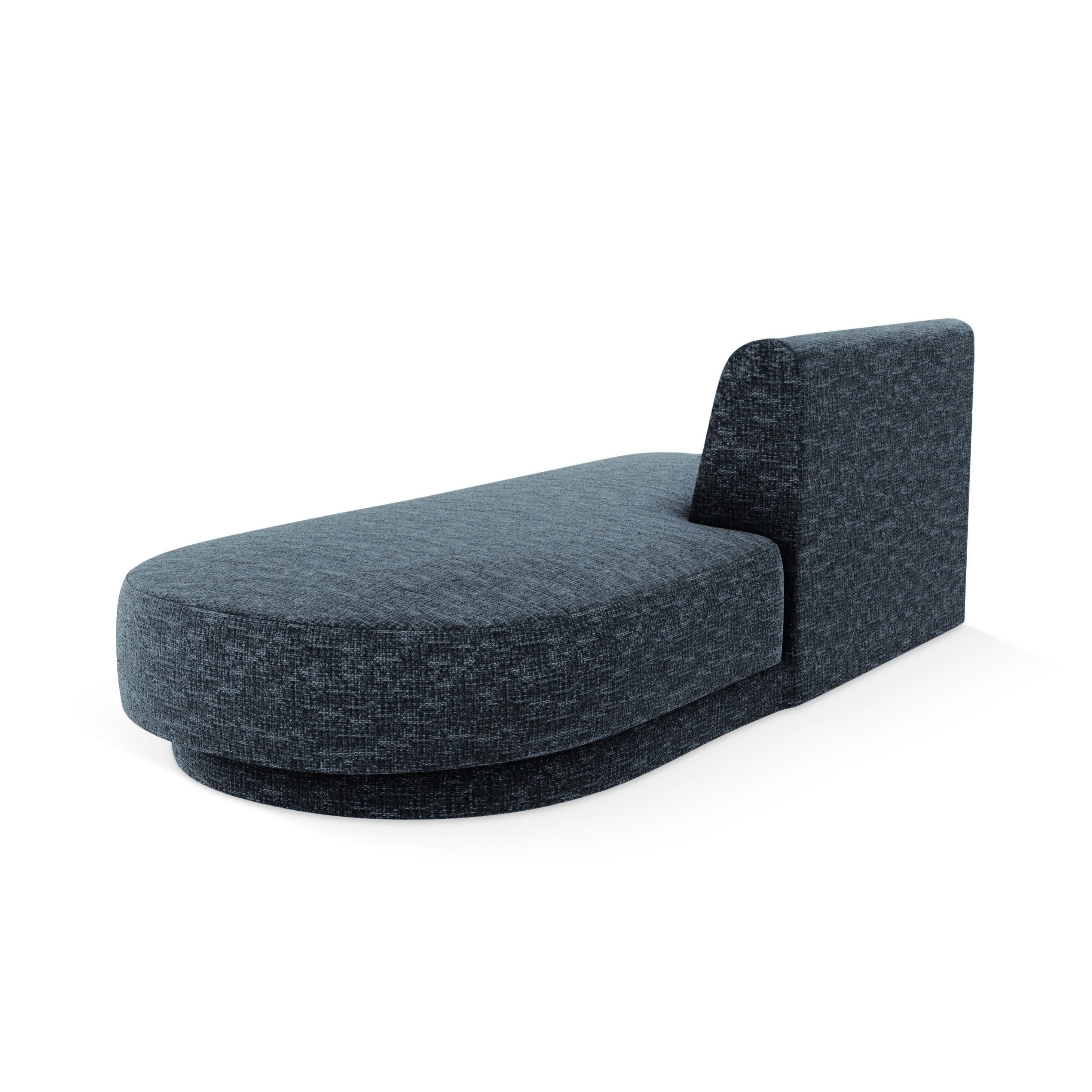 Szezlong 2-sitzig rechts MILEY königsblau samtig