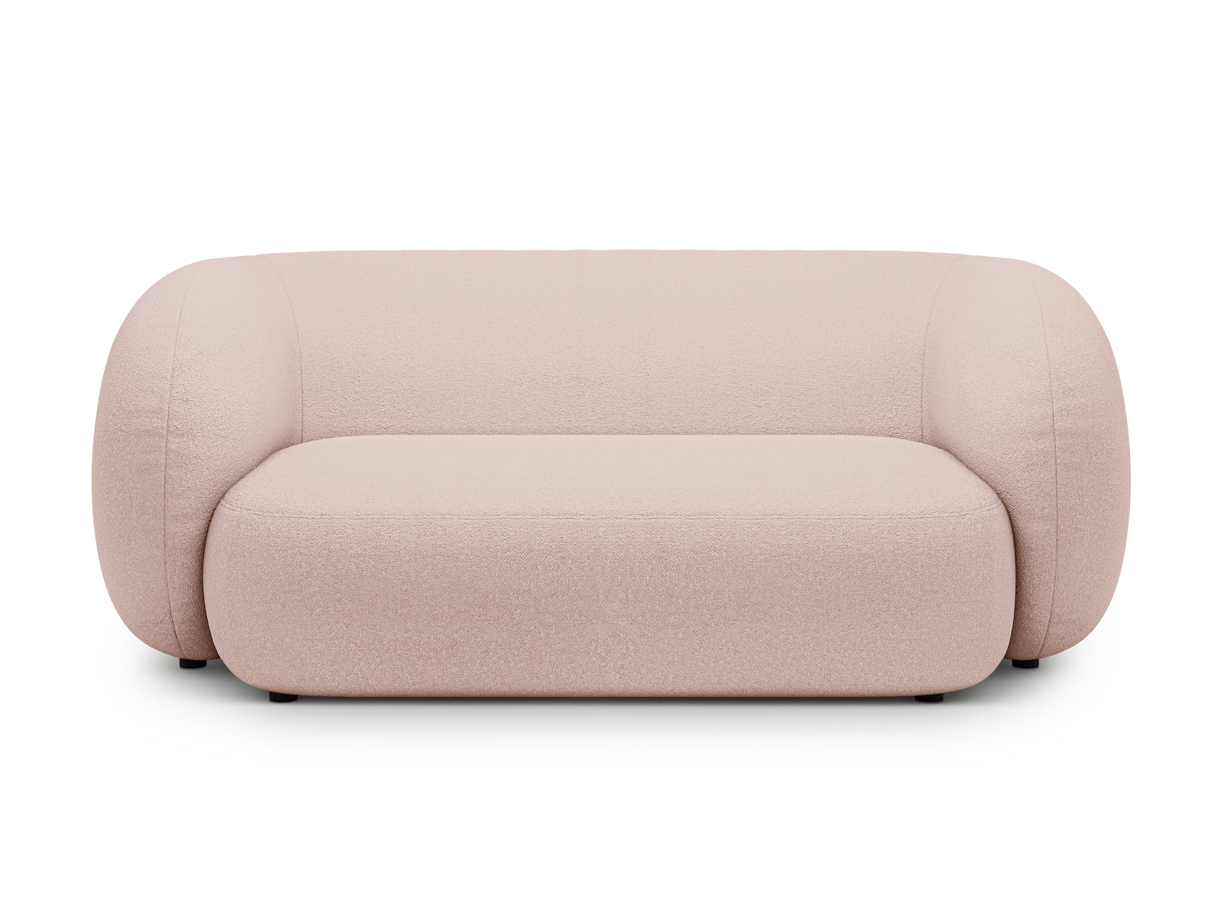 KATE Pink Boucle 2-Seater Sofa