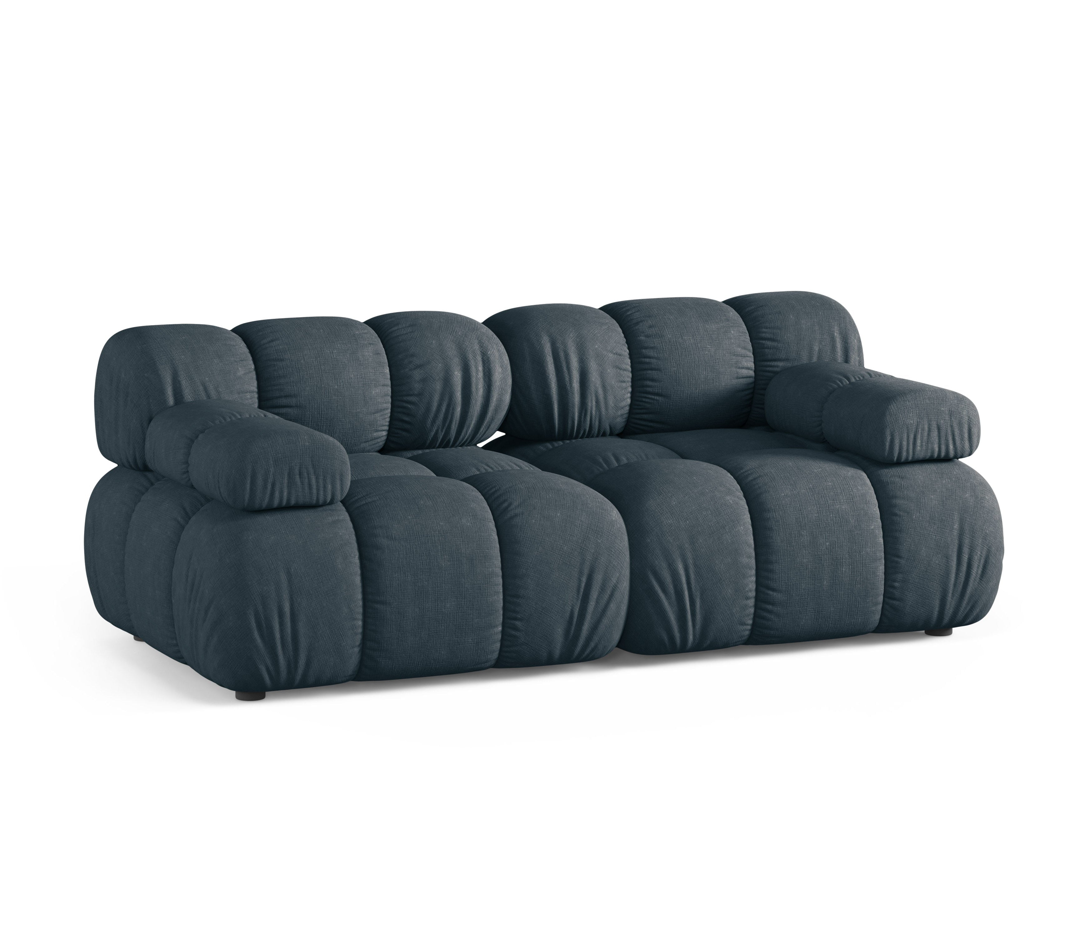 Modulares 2-Sitzer-Sofa BELLIS in Petrolblau