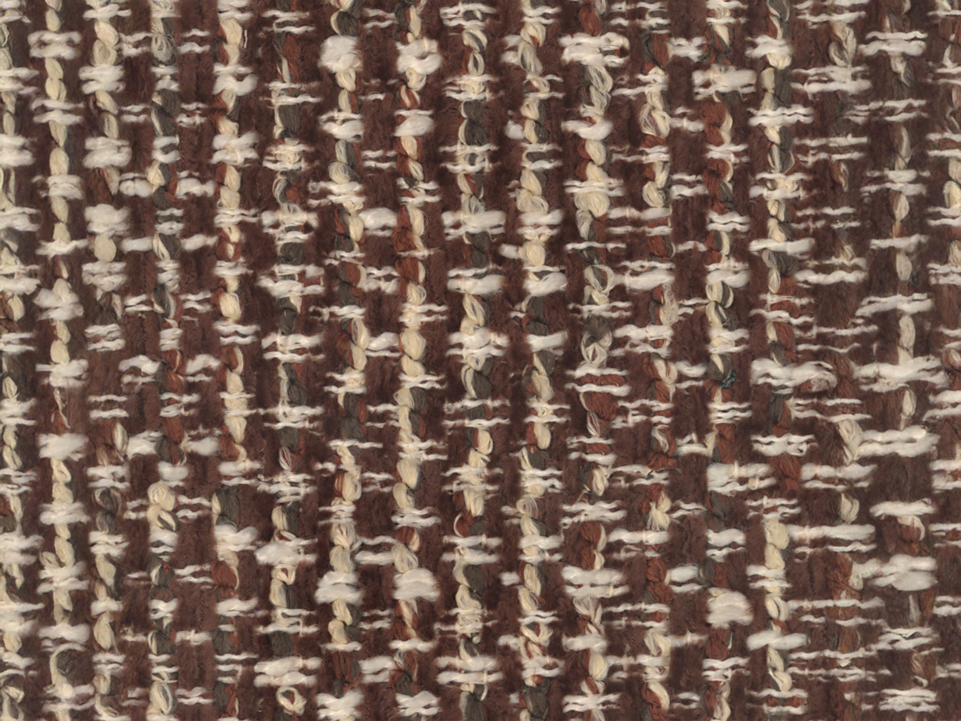 Sofa für 2 Personen GEORGIA braunes Chenille