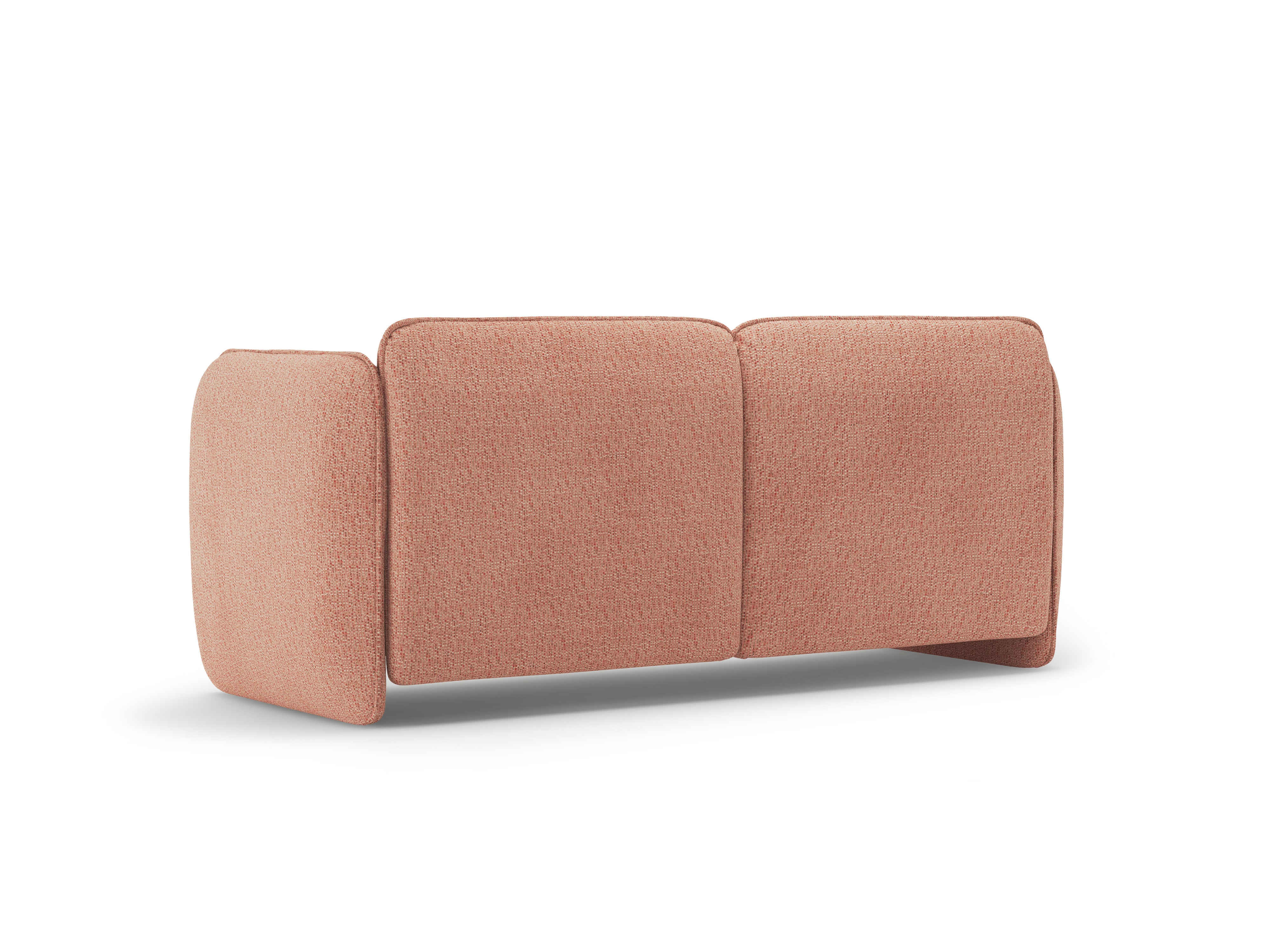 Sofa für 2 Personen GEORGIA in rosa Chenille