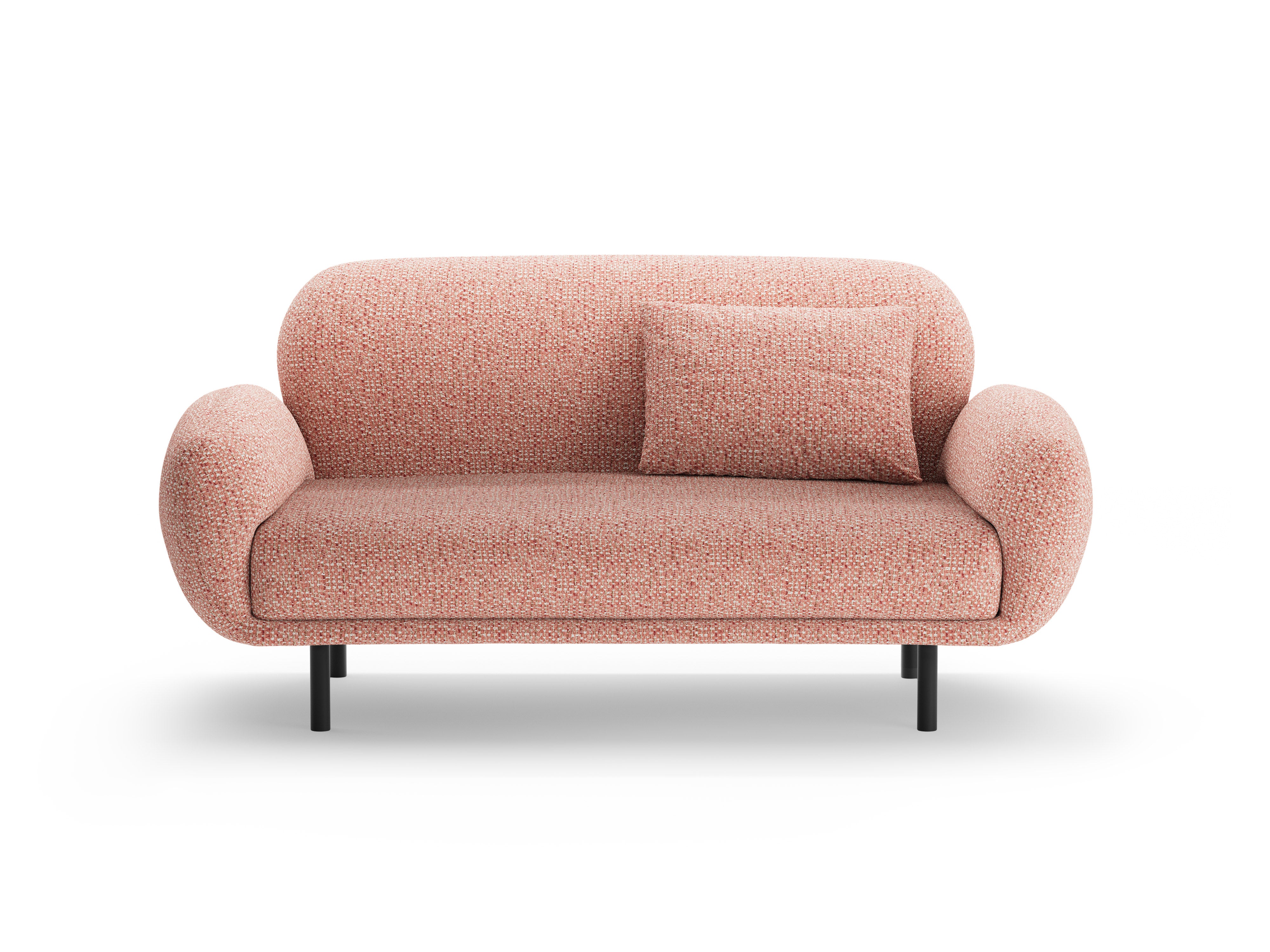 Sofa 2-sitzig POPPY rosa Chenille