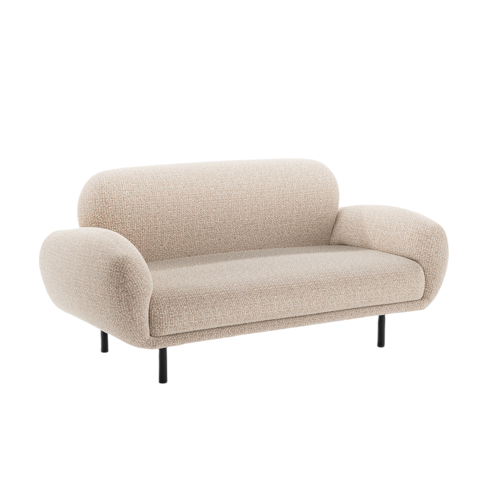 2-seater Sofa POPPY sand chenille