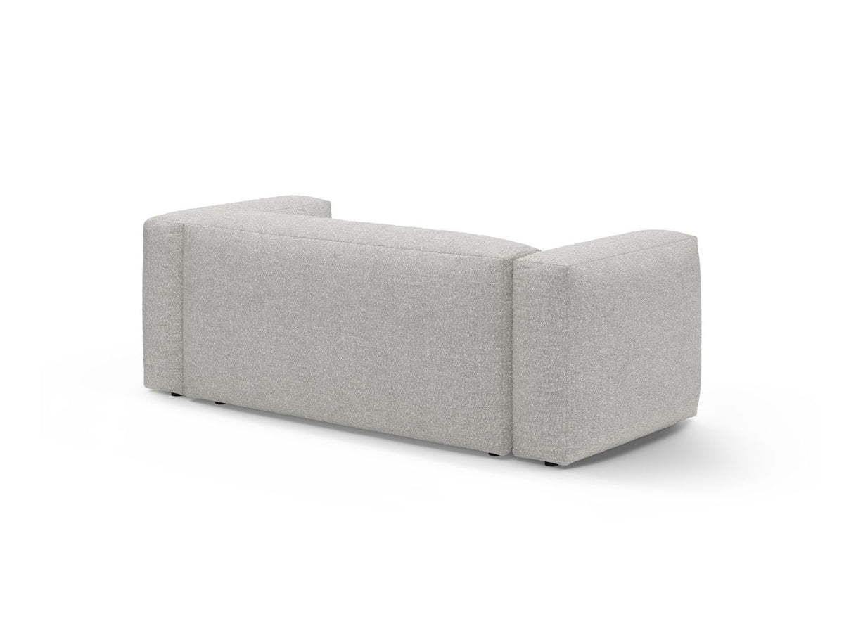 Sofa 2-osobowa MARTINA szarobeżowy melanż boucle – ujęcie tylne