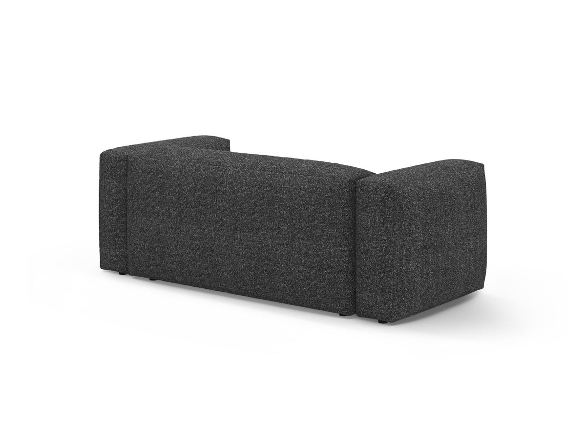 Sofa 2-osobowa MARTINA antracytowy boucle – ujęcie tylne