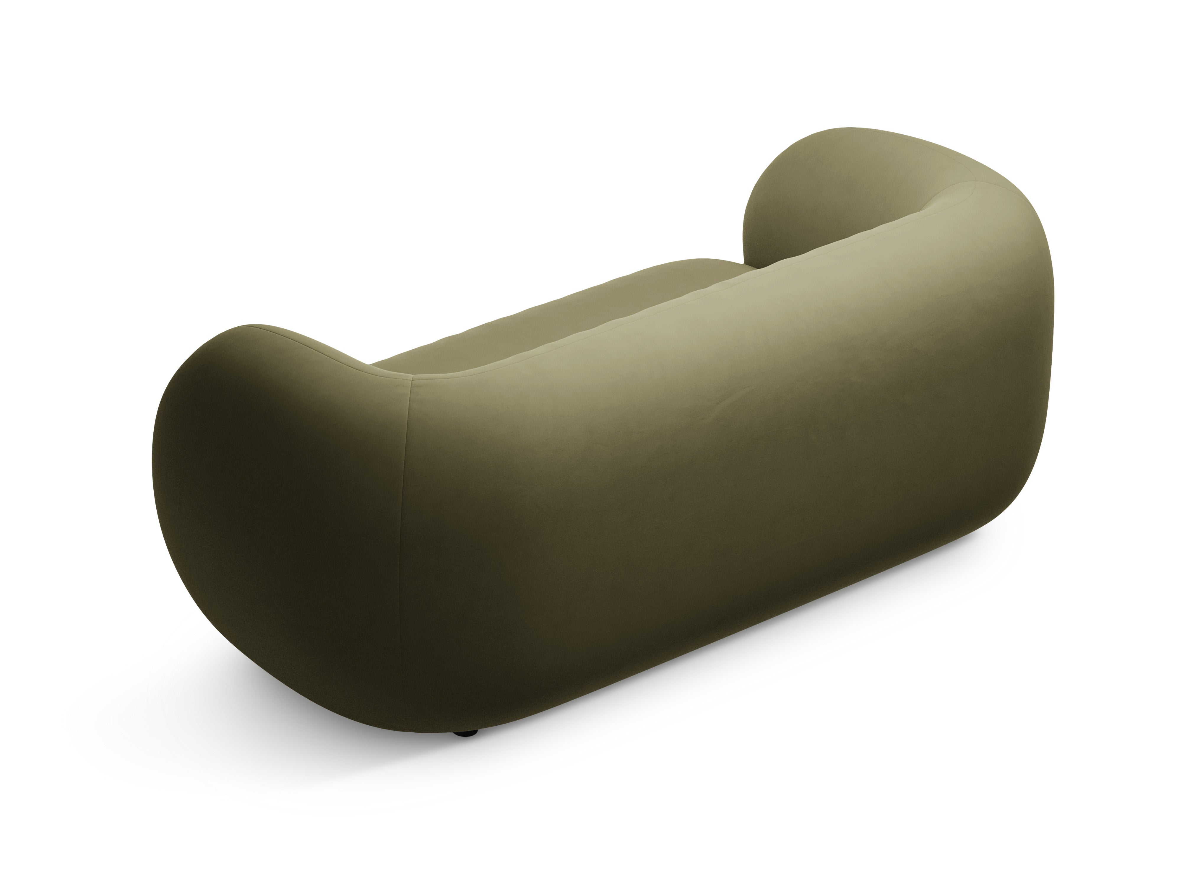 Velvet 2-Seater Sofa KATE Green