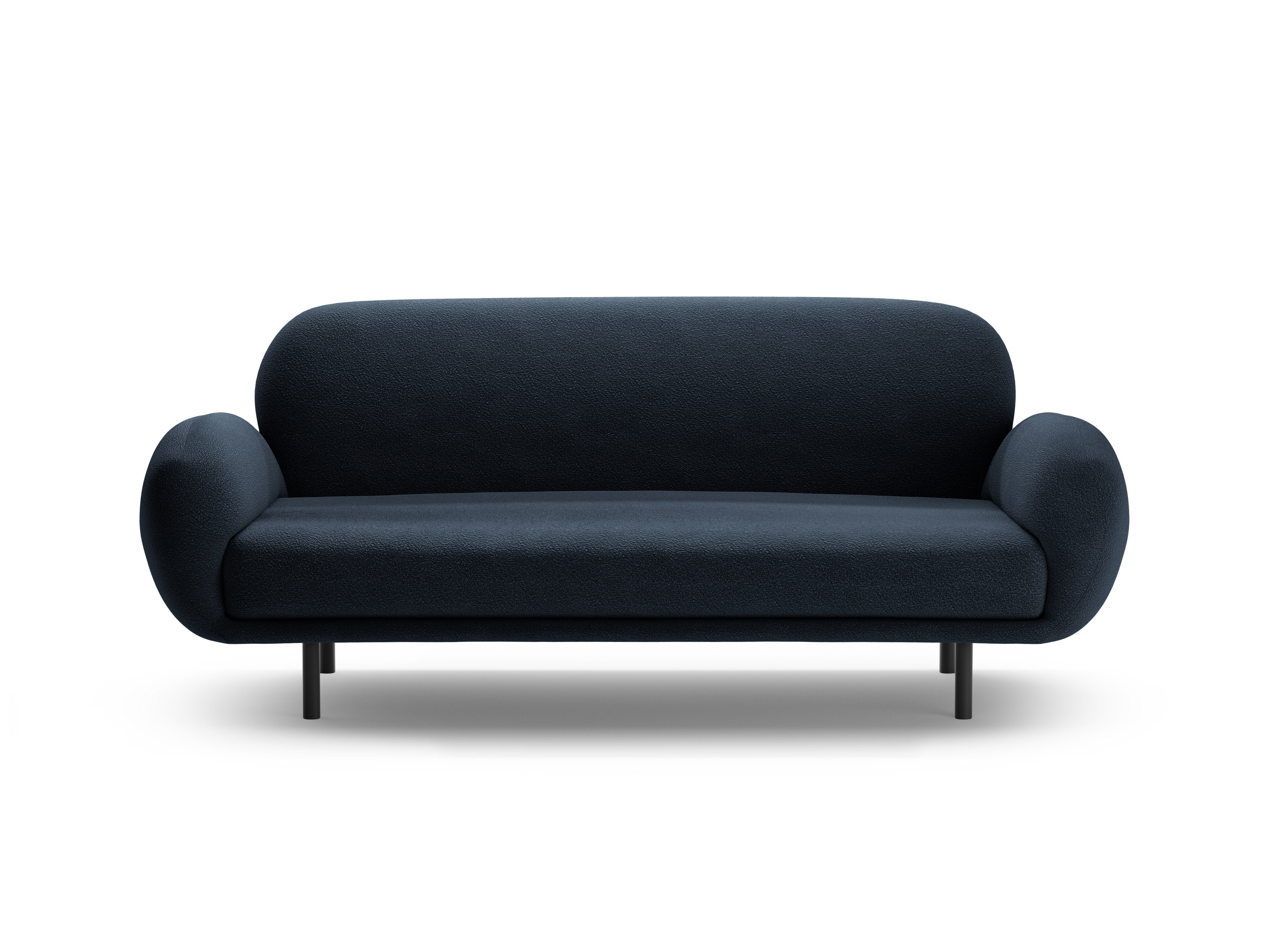 Sofa 2,5-sitzige POPPY in marineblau Boucle