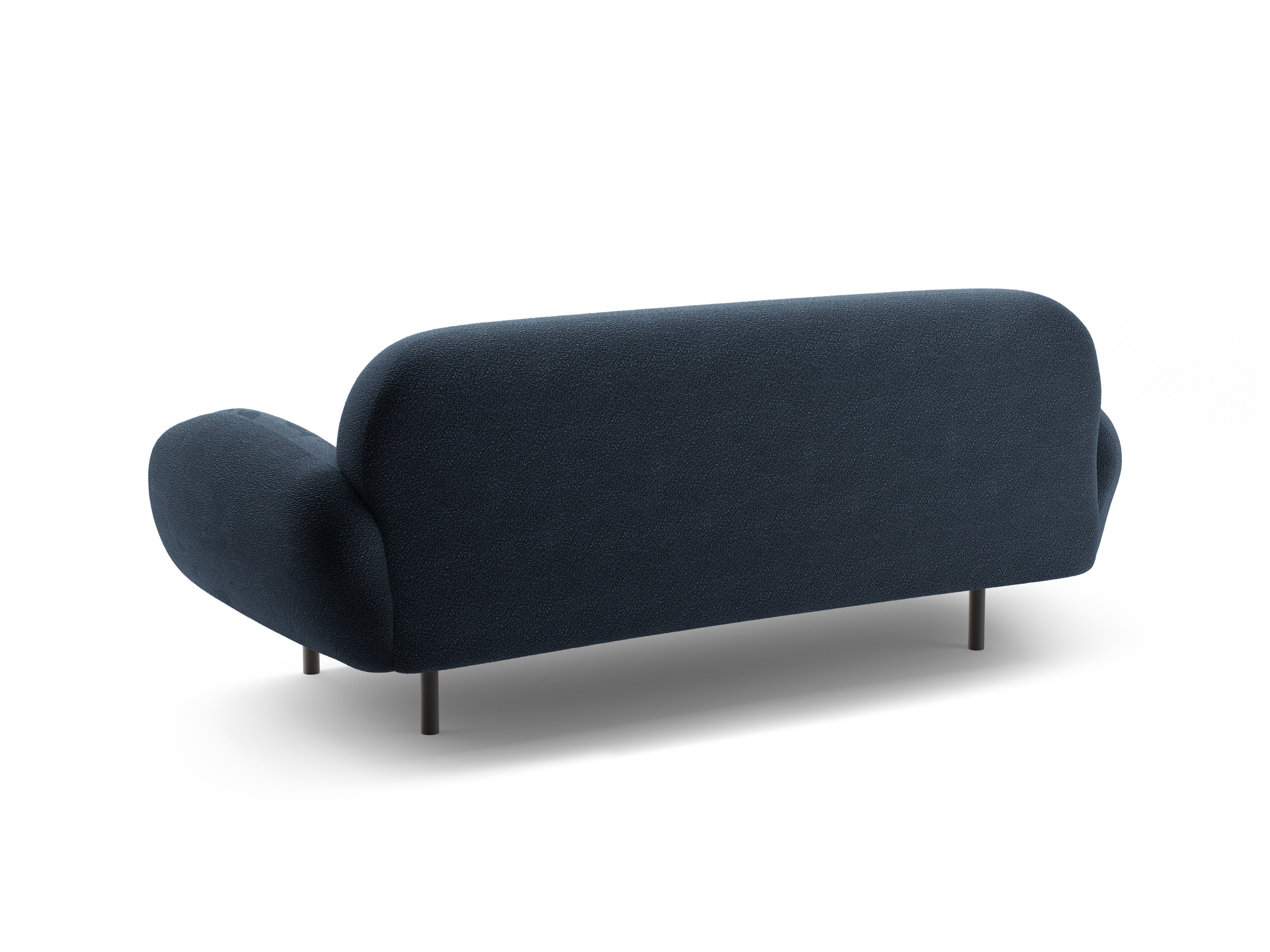 Sofa 2,5-sitzige POPPY in marineblau Boucle
