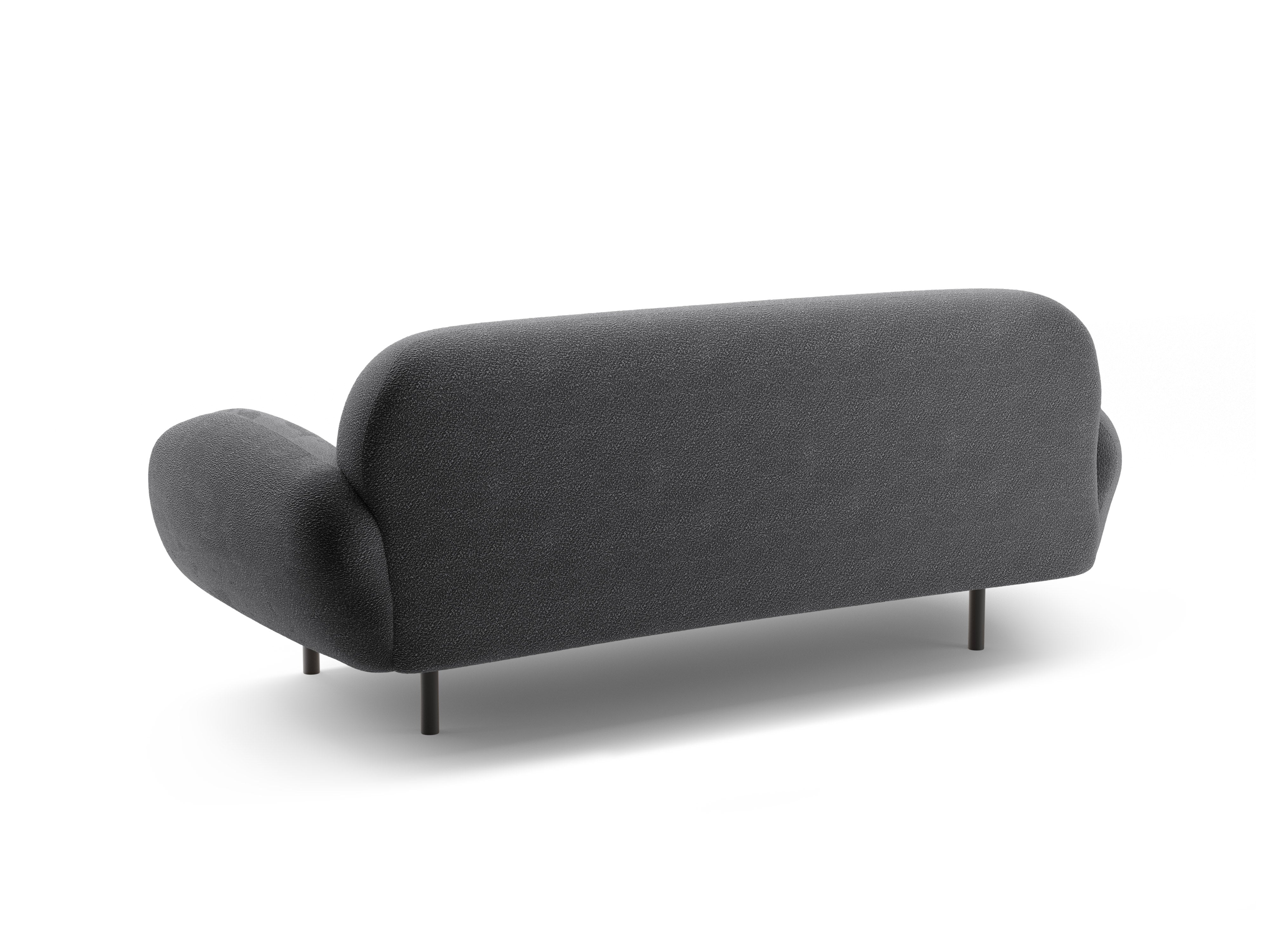 Sofa 2,5-sitzig POPPY dunkelgrau Boucle