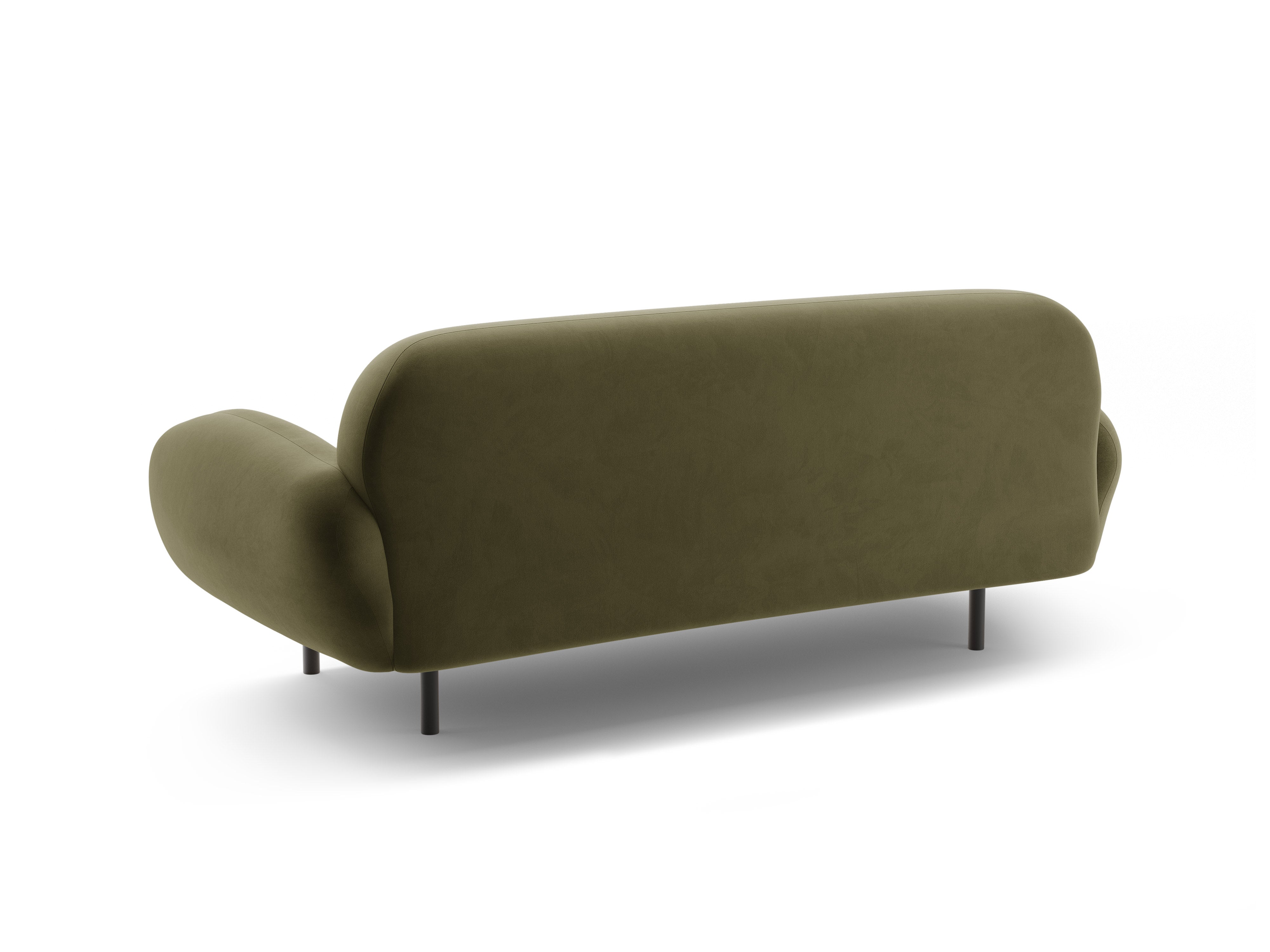 Velvet sofa 2.5-seater POPPY green
