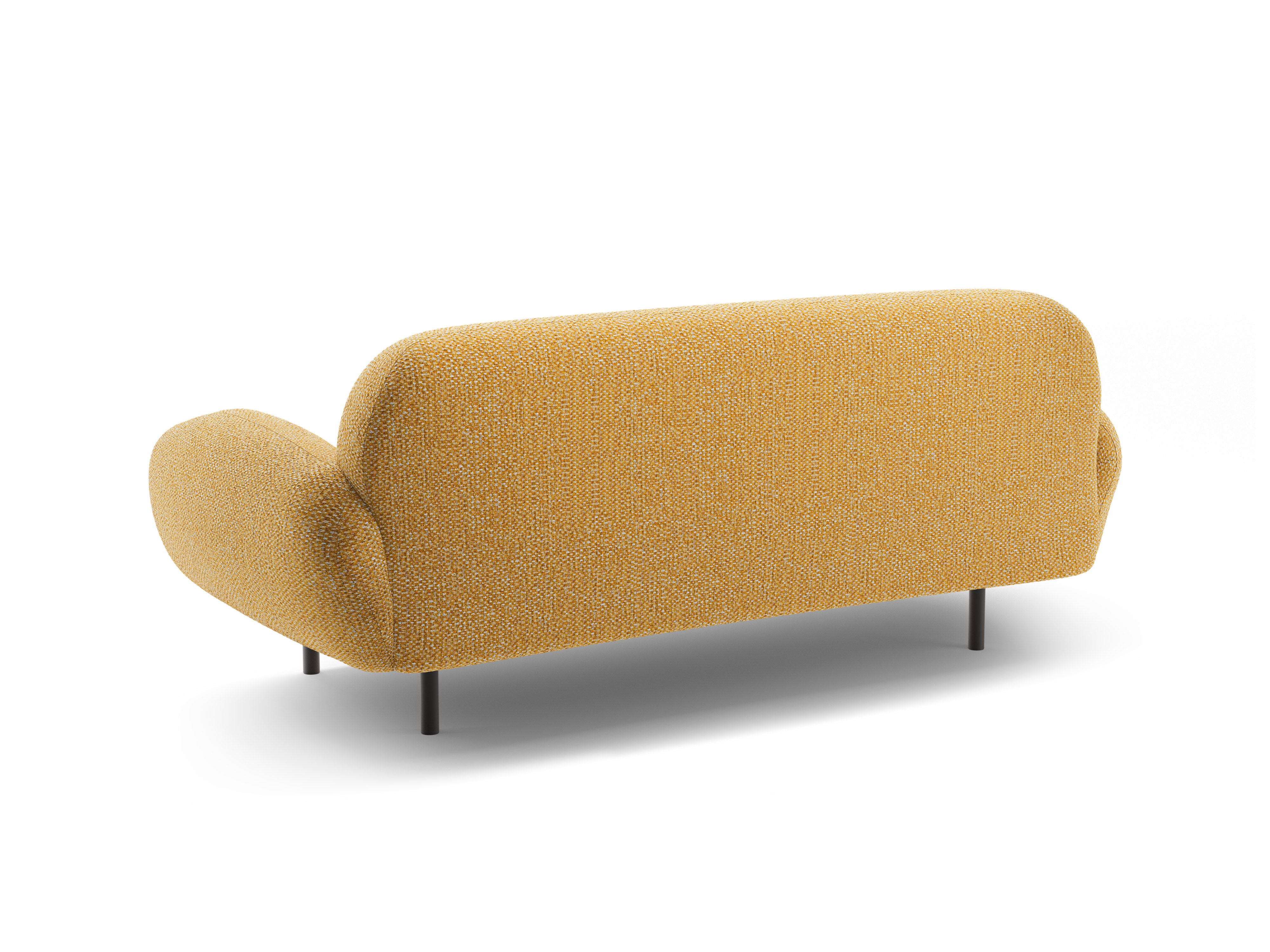 Sofa 2,5-sitzig POPPY senfgelb Chenille