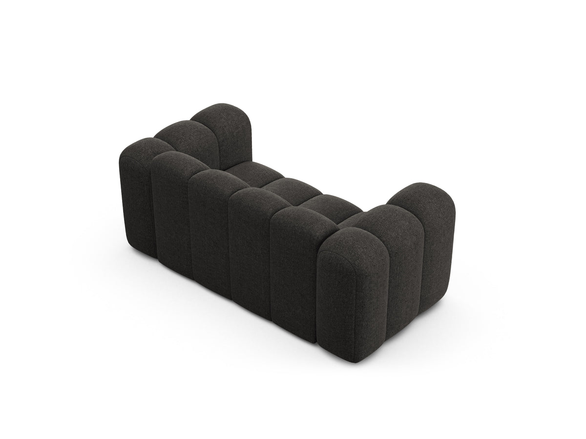 Sofa 2-osobowa LUPINE szary szenil – aksamit
