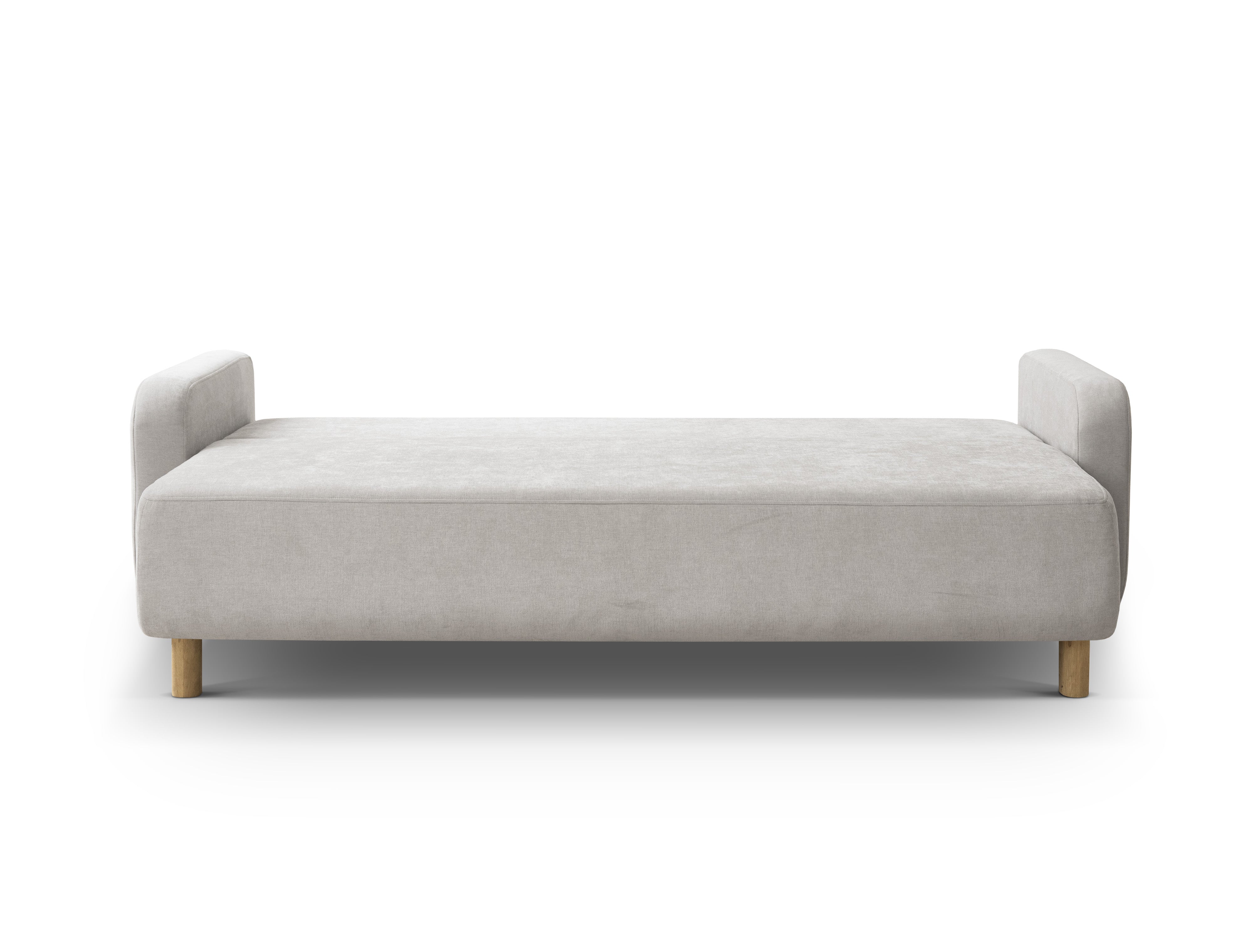 ELEN Beige Chenille Sofa with Sleeping Function