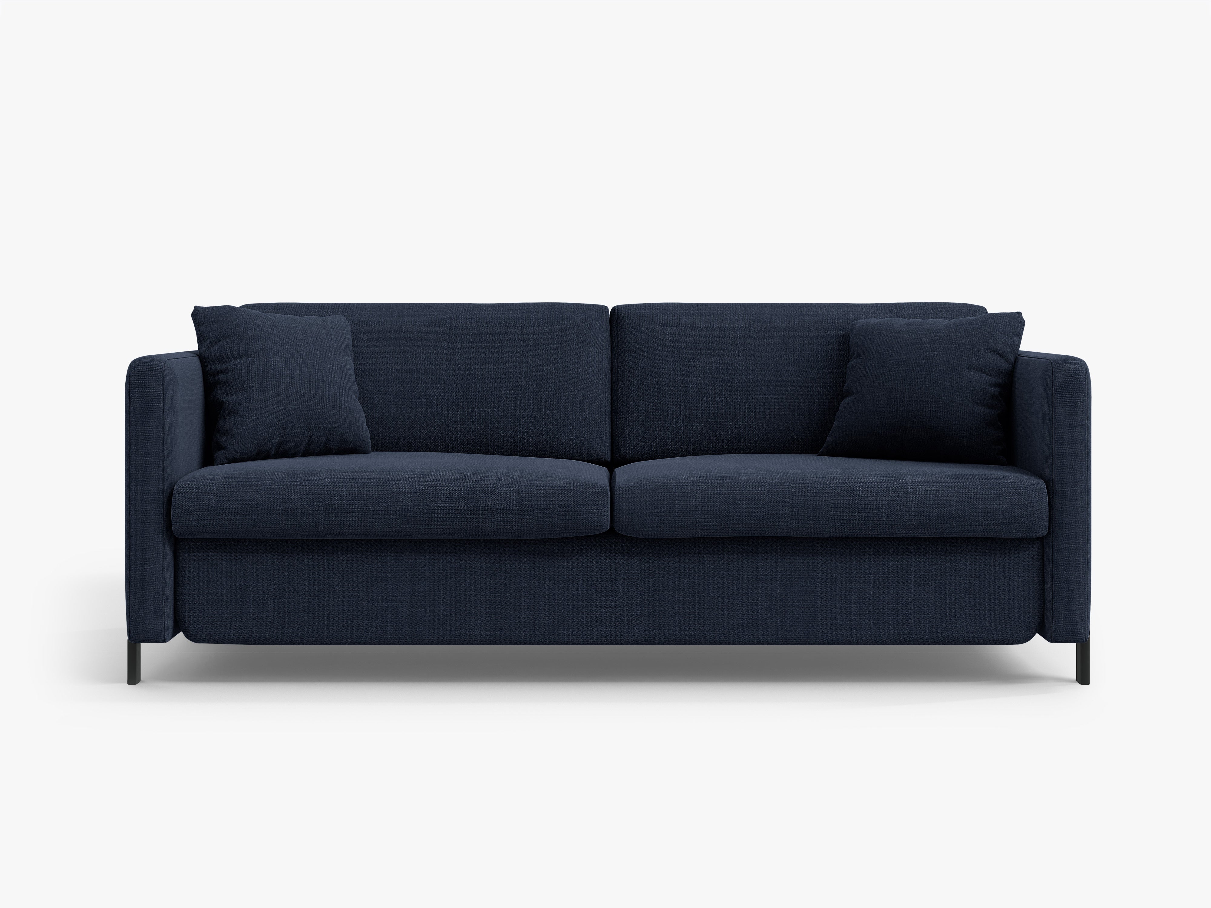 3-seater sofa with sleeping function GLORIA blue chenille