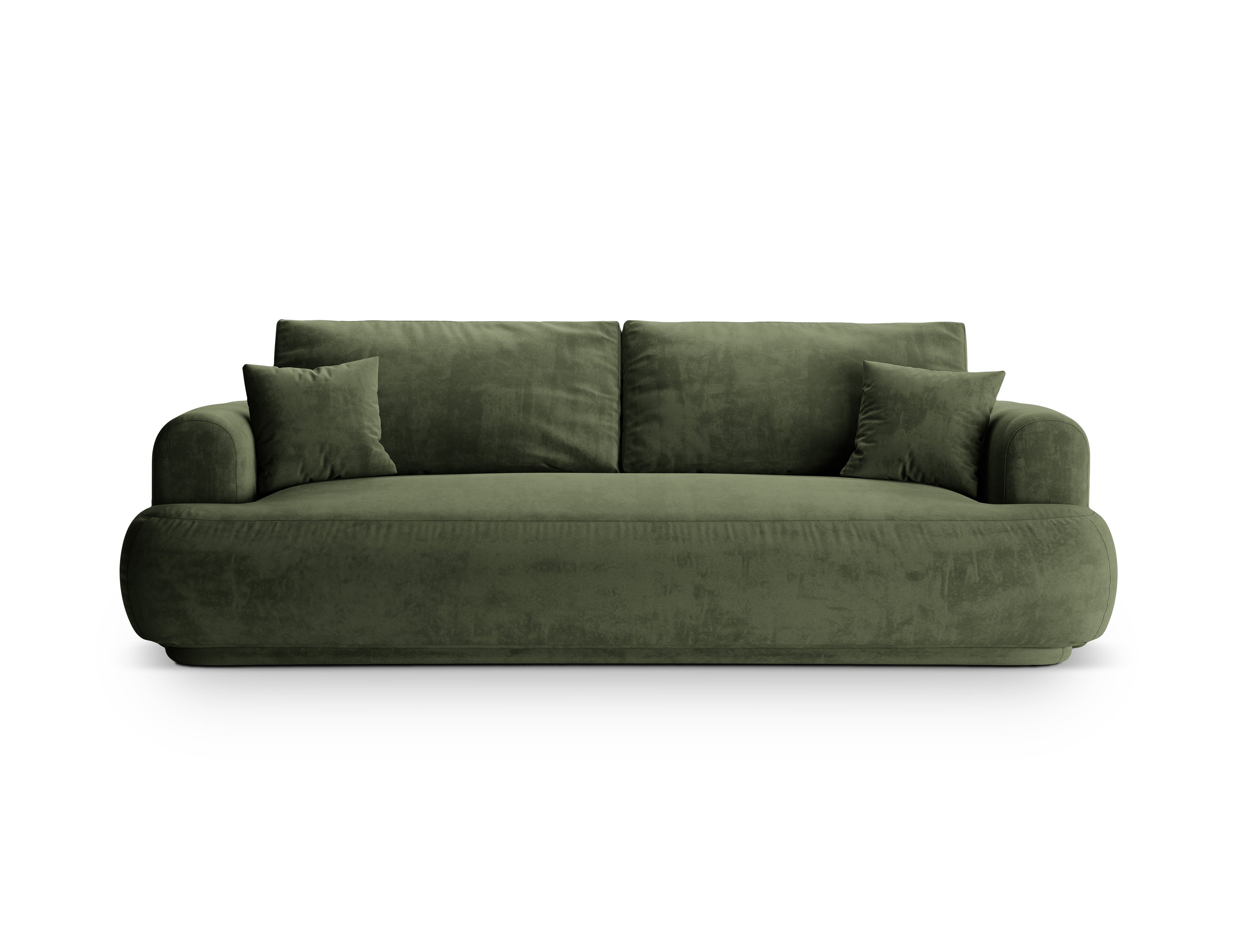 Velvet sofa with Ella Green sleeping function