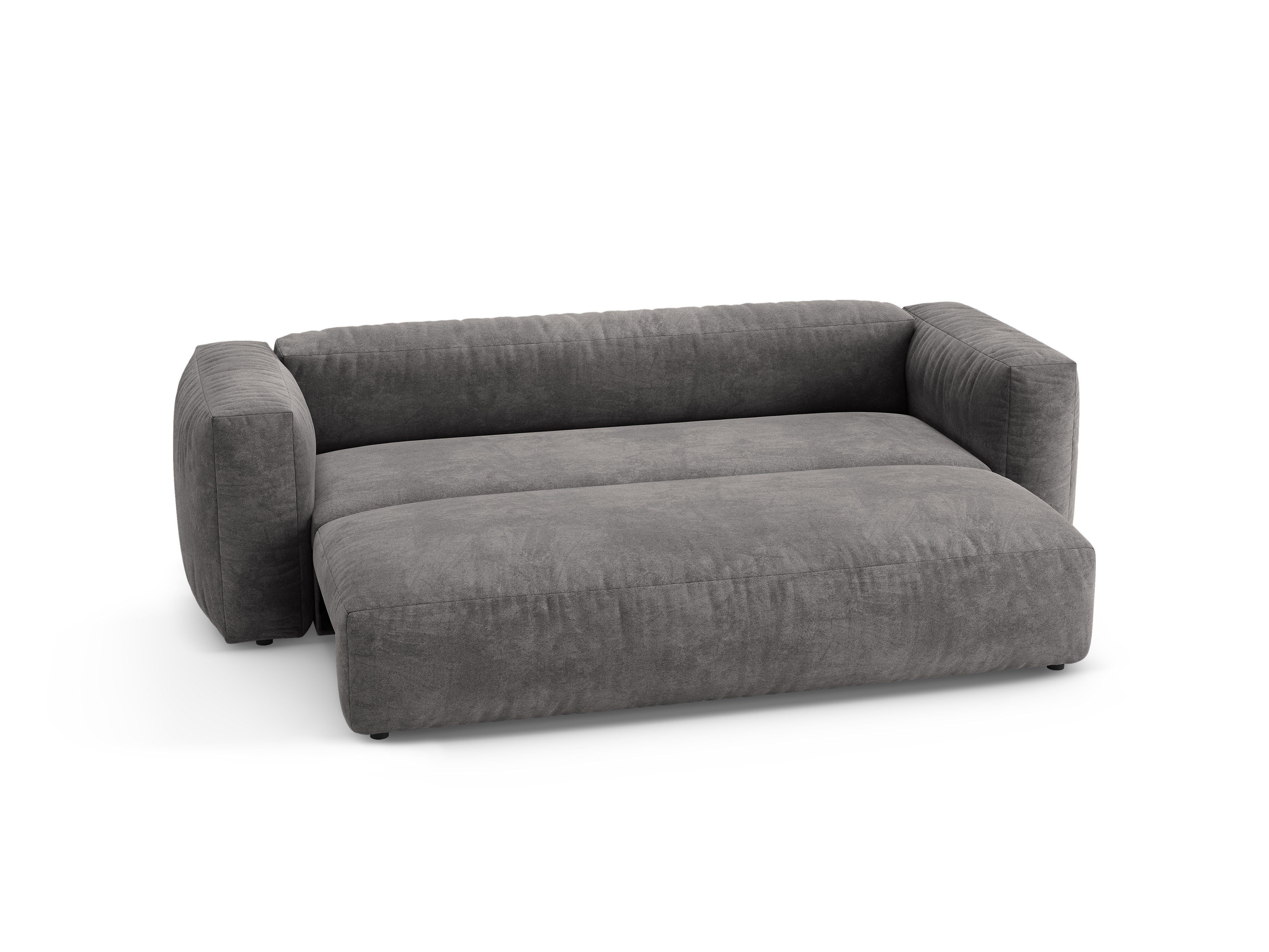 Sofa MARTINA 3-Sitzer mit Schlaffunktion in Grau