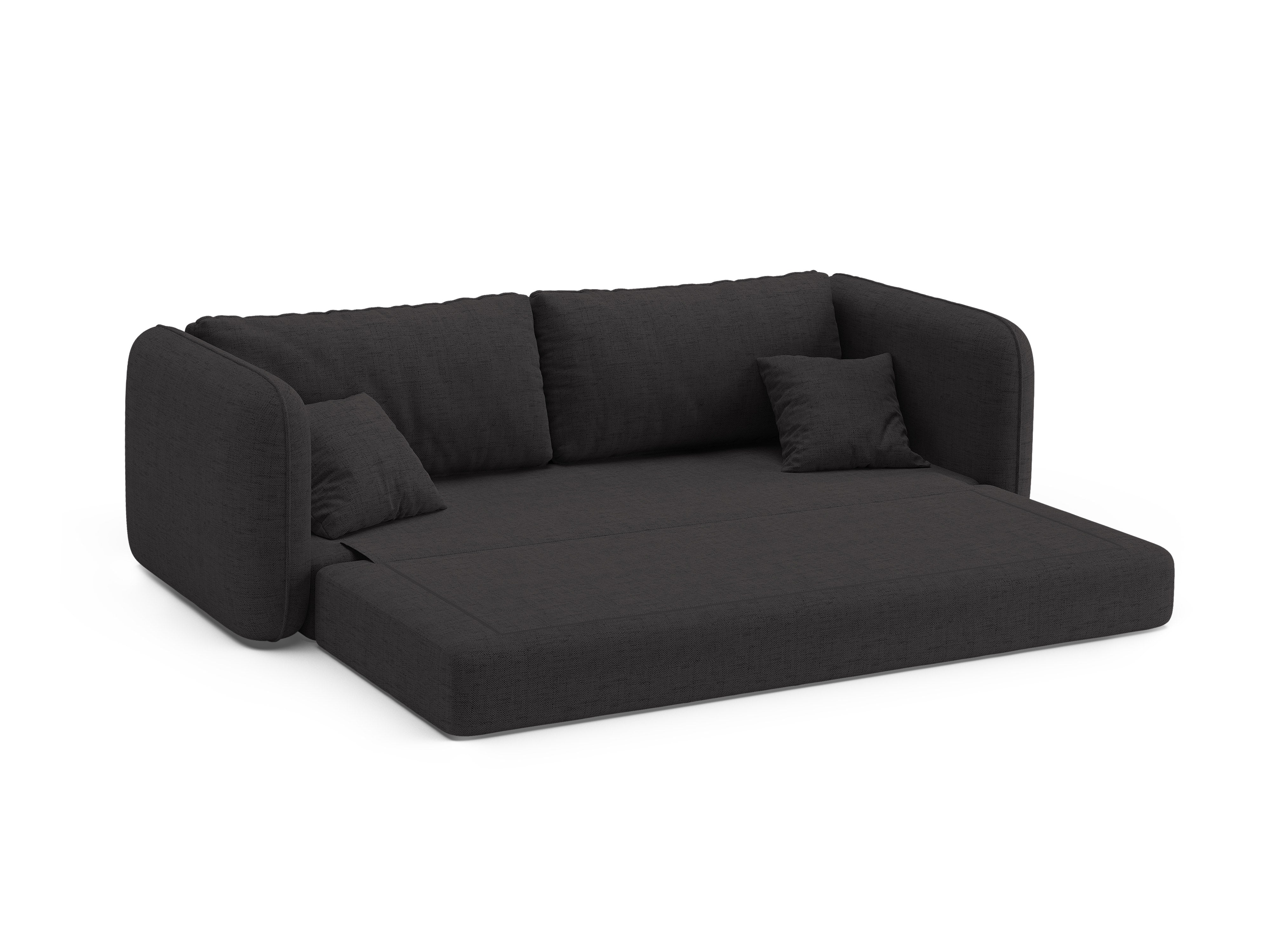Dormi Anthracite 3-Seater Sofa with Sleeping Function