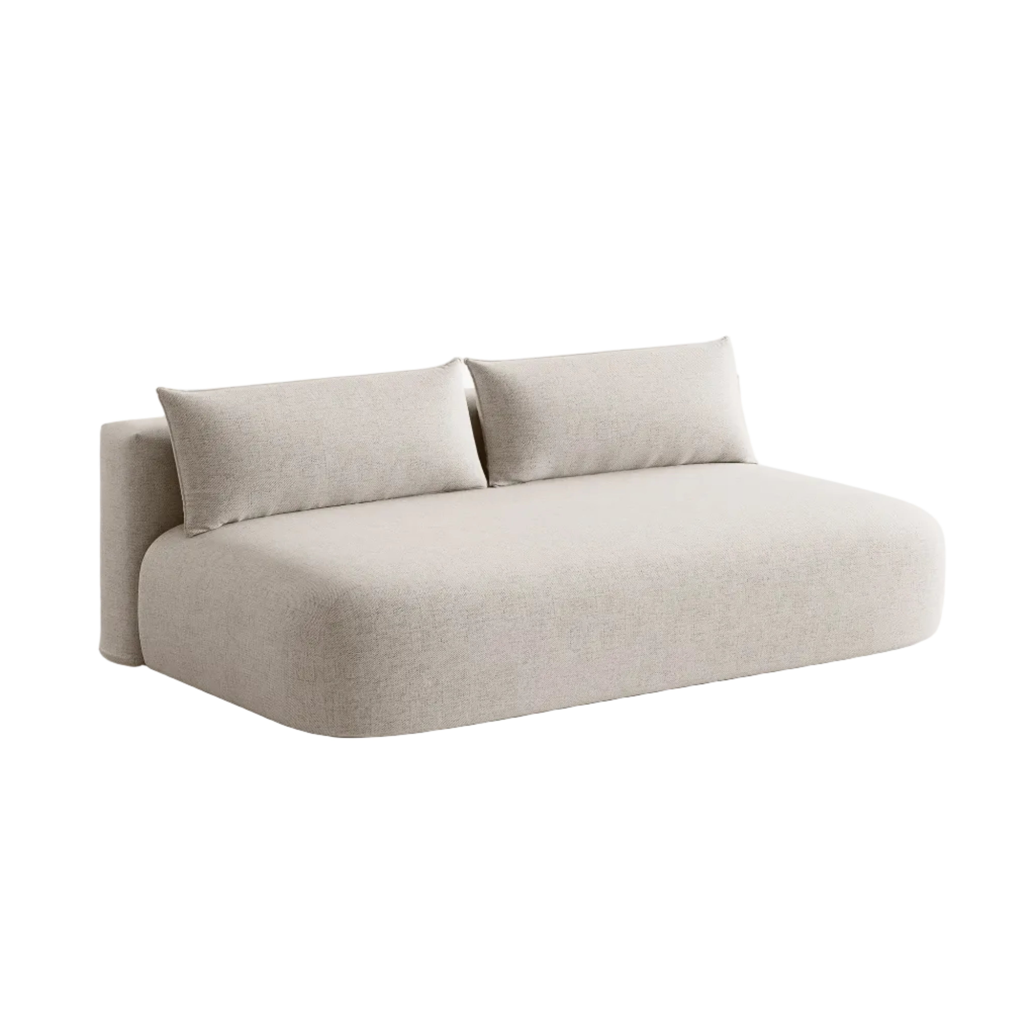 Sofa für 3 Personen mit Schlaffunktion HENA in Beige