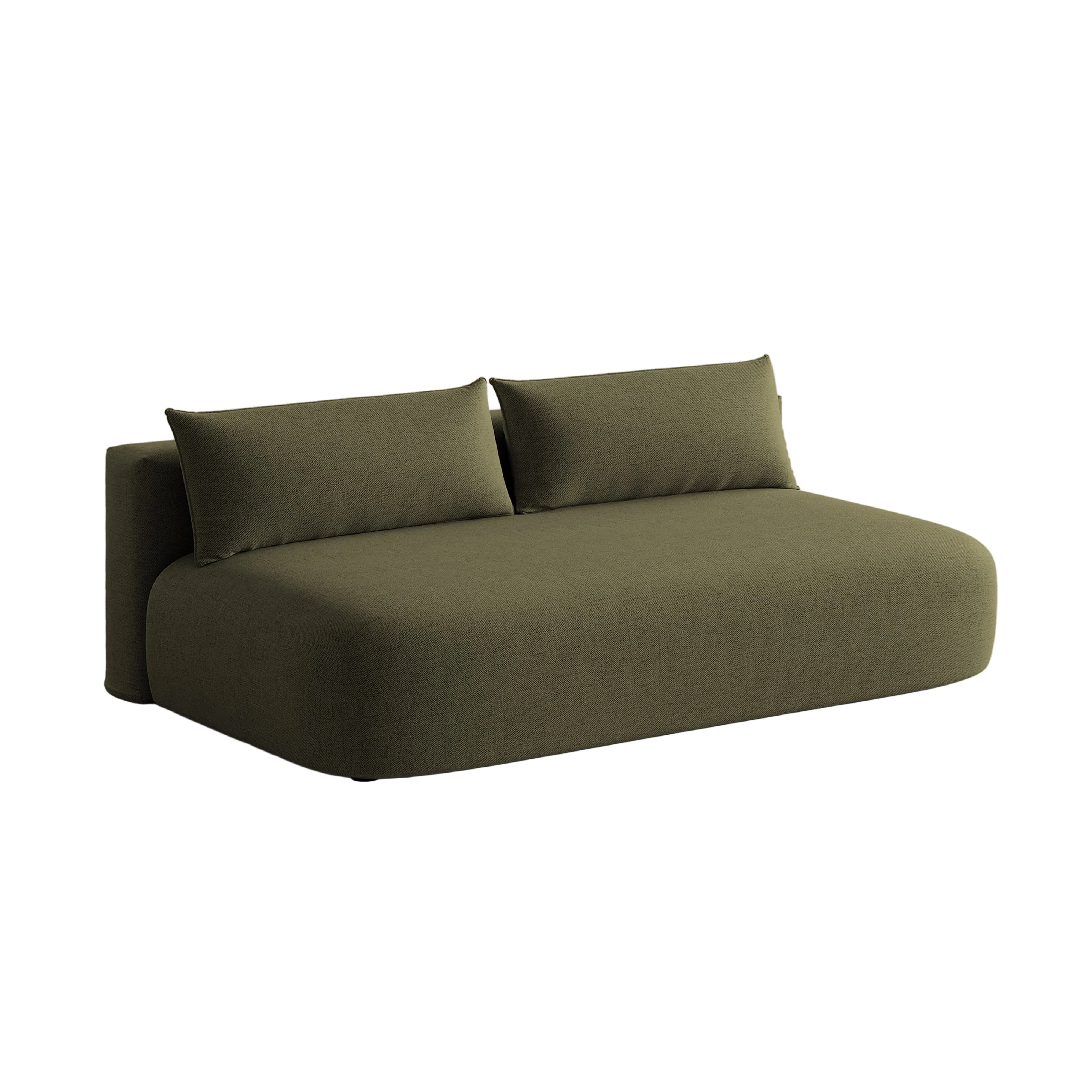 Sofa für 3 Personen mit Schlaf-Funktion HENA in Grün