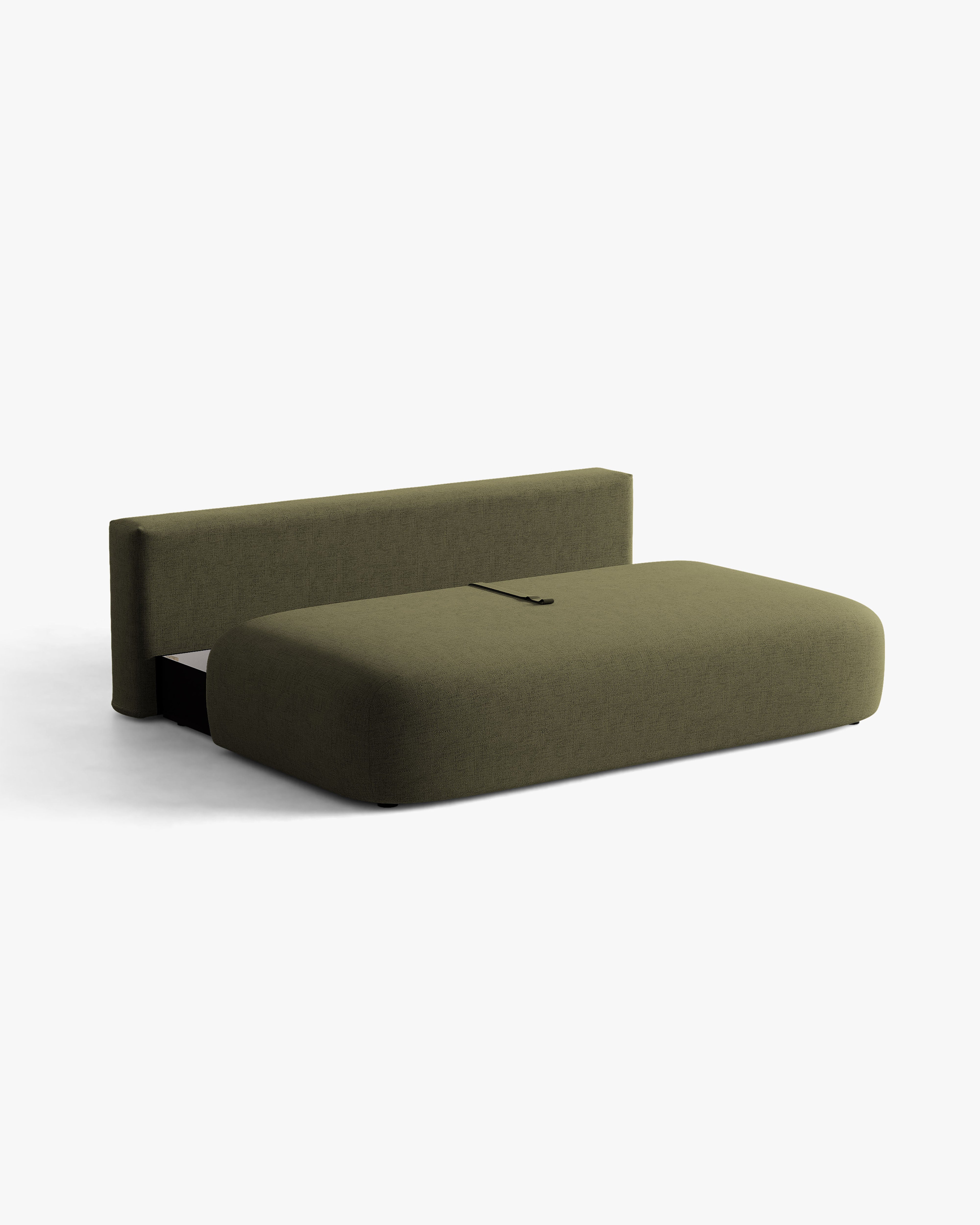 Sofa für 3 Personen mit Schlaf-Funktion HENA in Grün