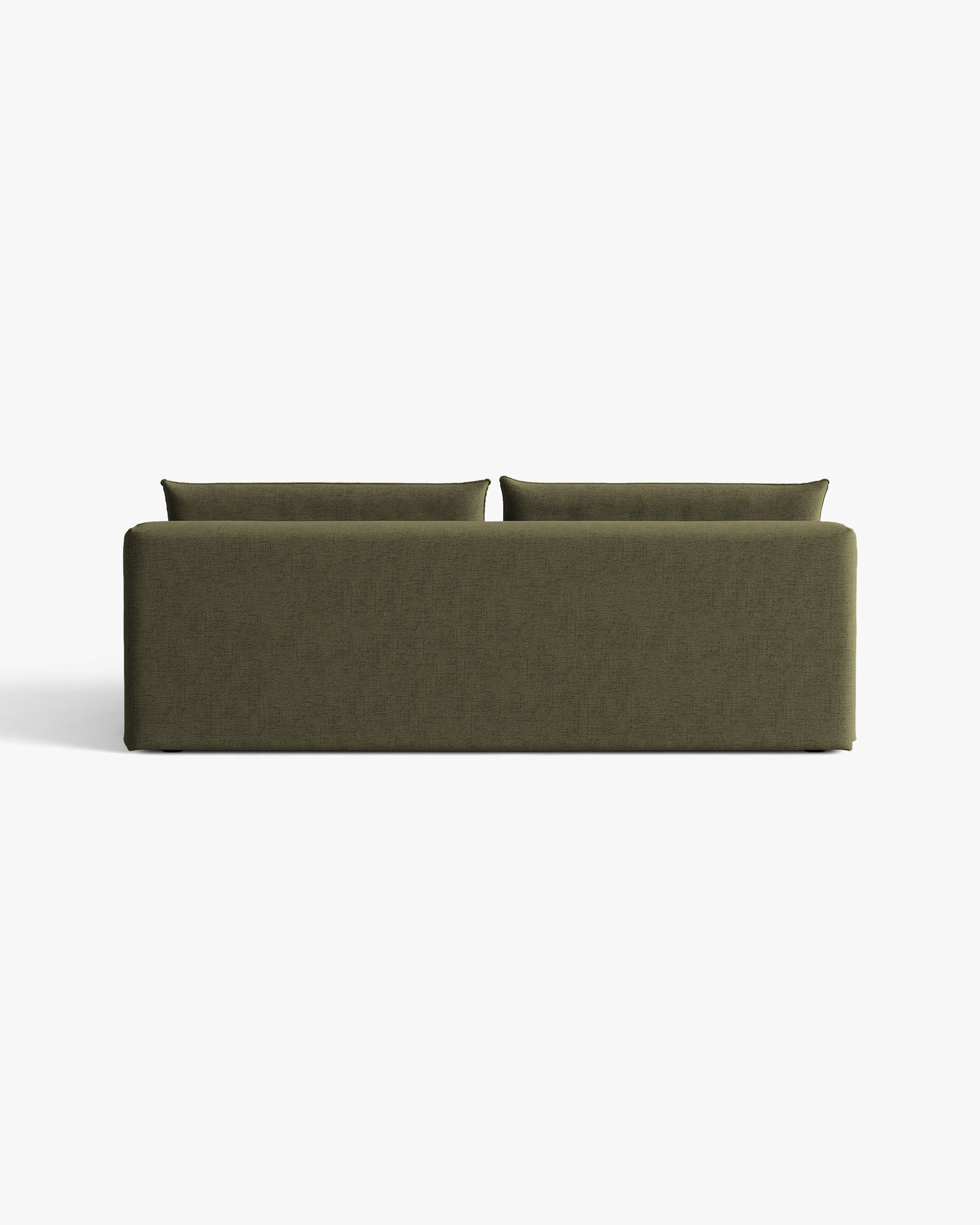 Sofa für 3 Personen mit Schlaf-Funktion HENA in Grün