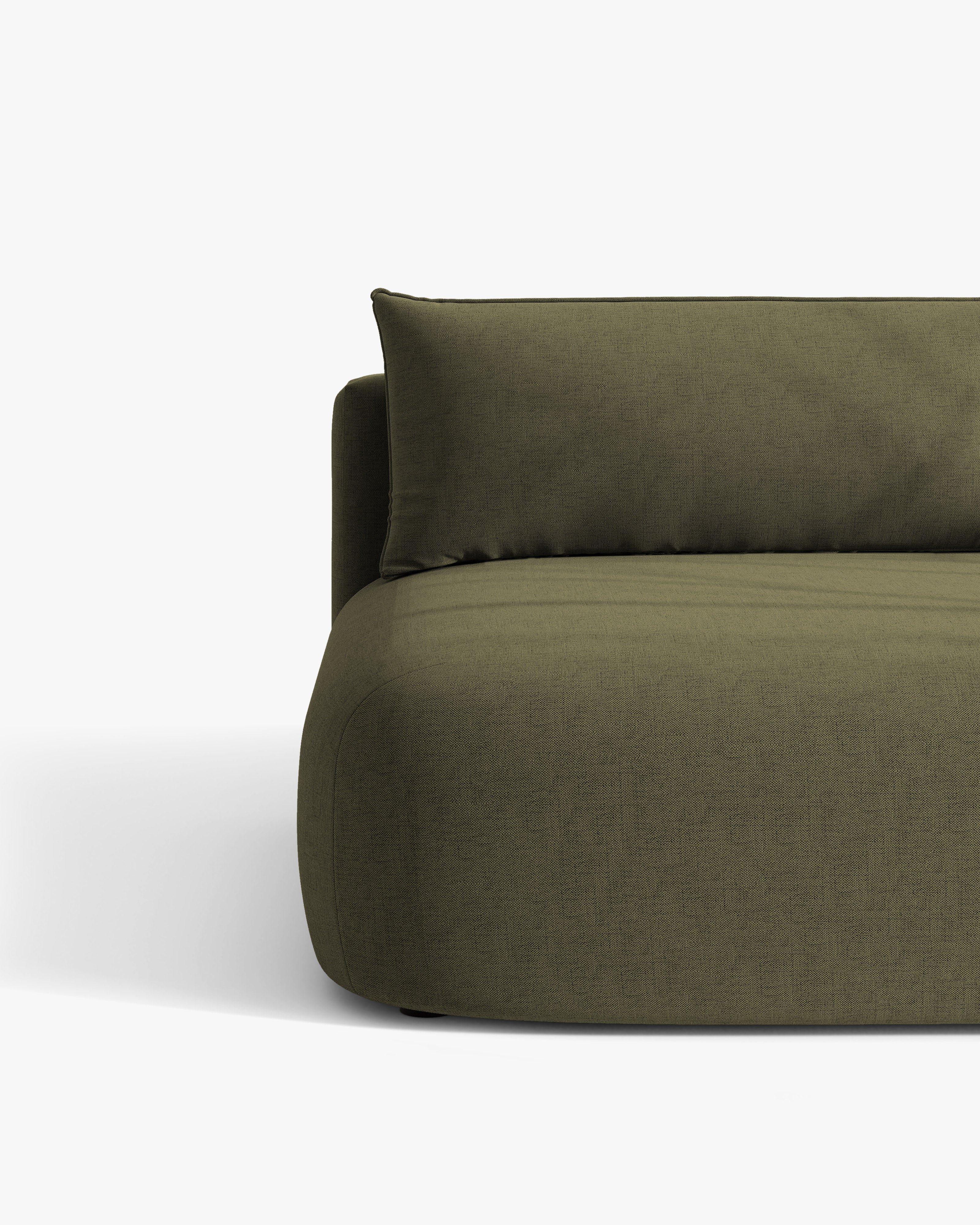 Sofa für 3 Personen mit Schlaf-Funktion HENA in Grün