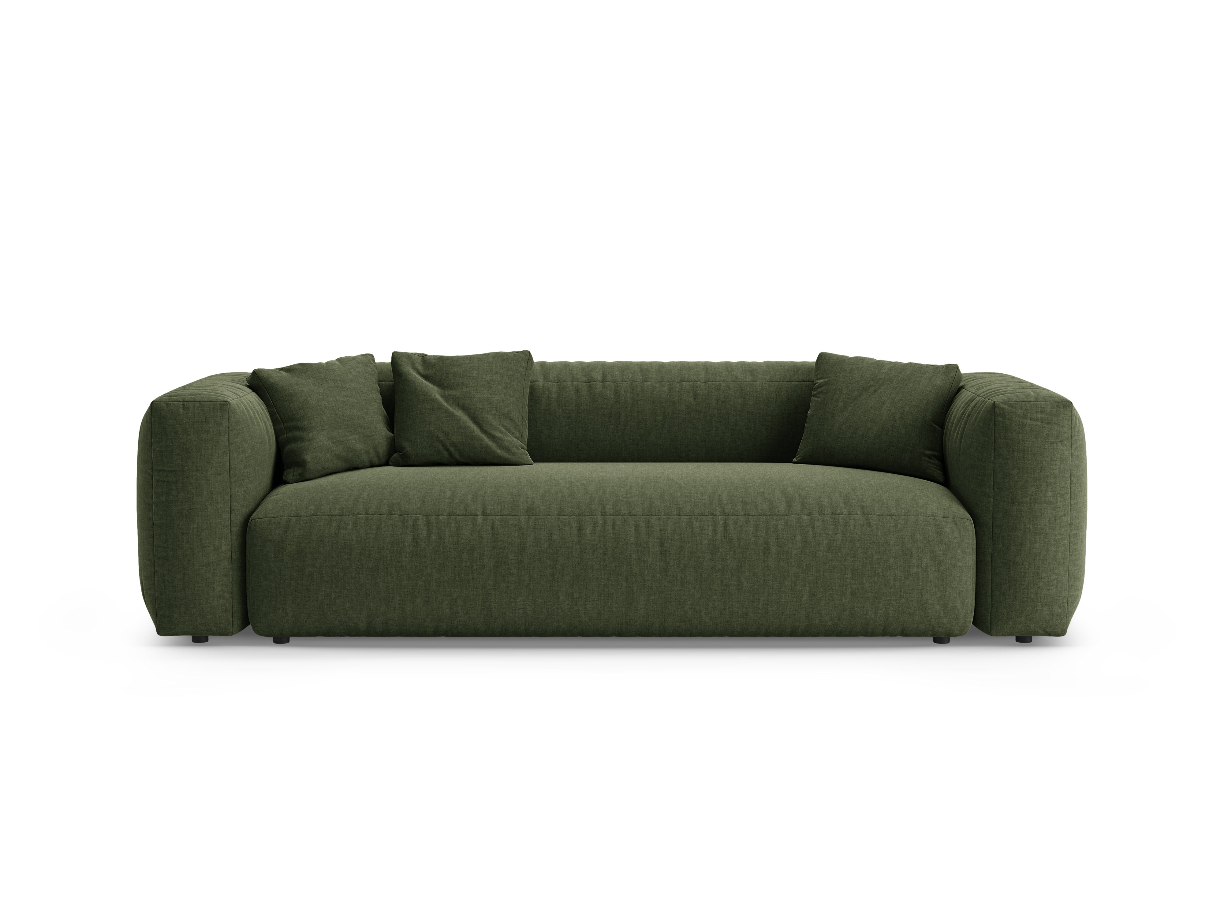 3-Seater Sofa with Sleeping Function MARTINA Green