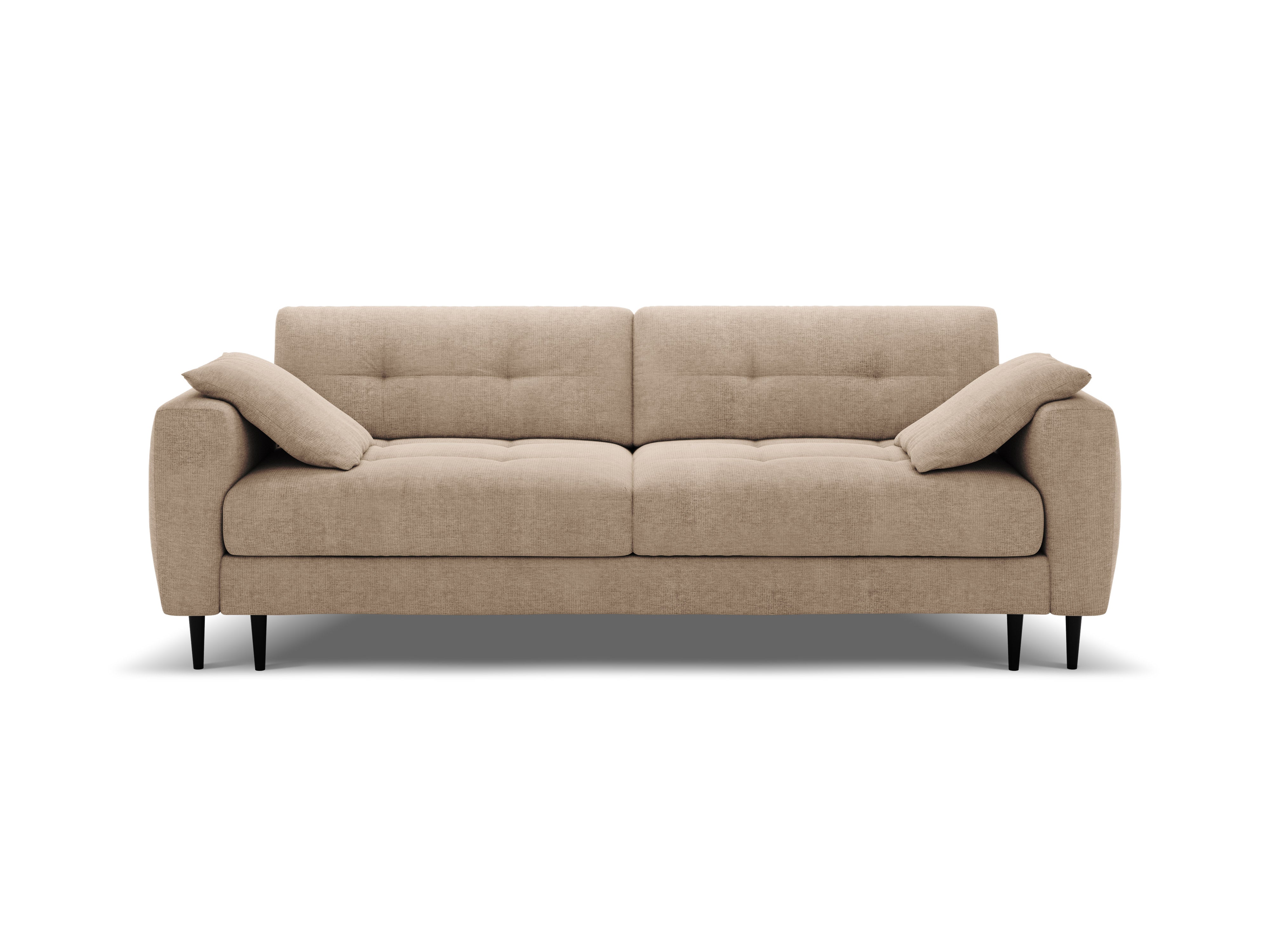Sofa 3-Sitzer mit Schlaf-Funktion BEMY sandfarben