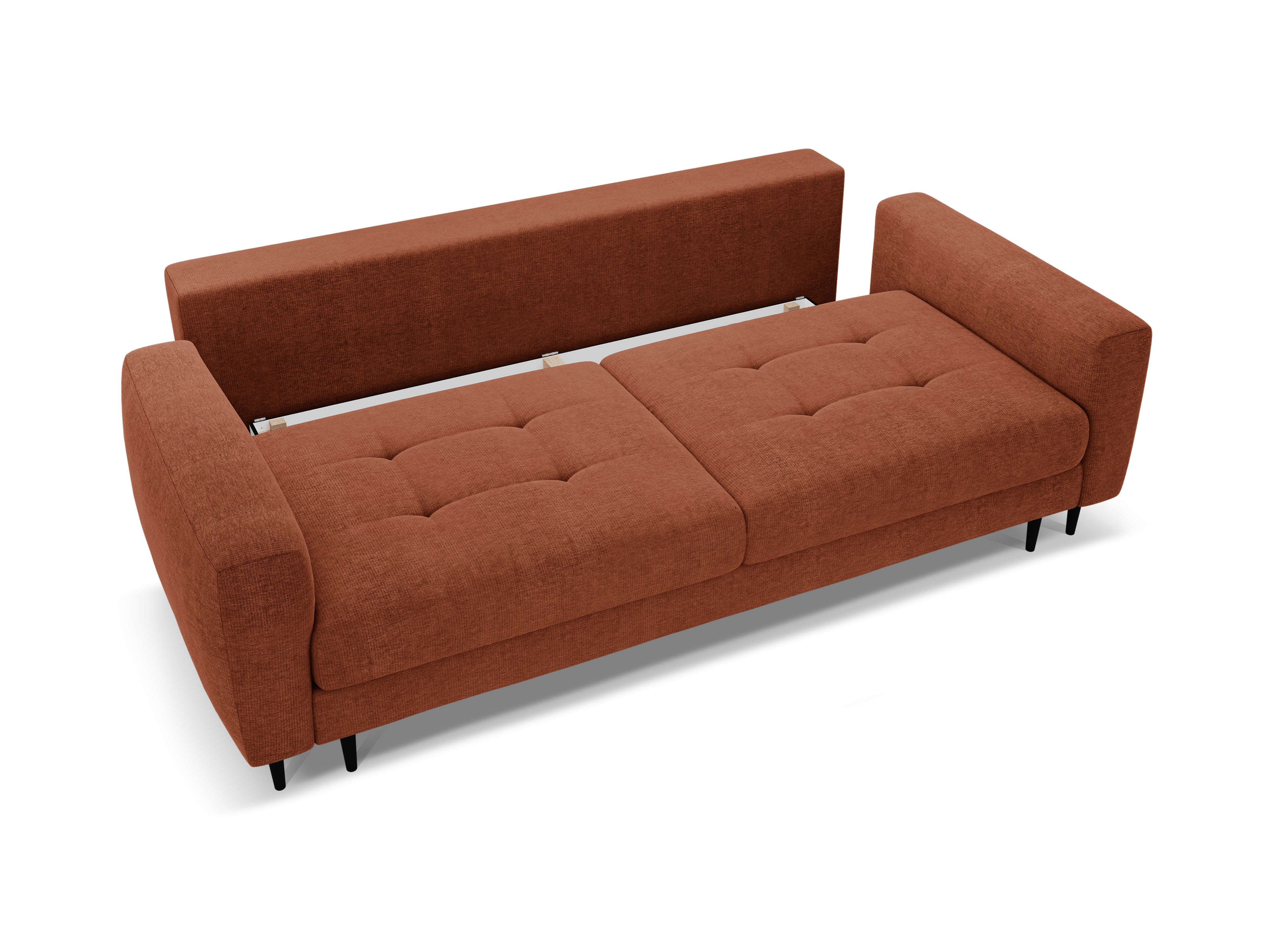 Sofa 3-Sitzer mit Schlaffunktion BEMY koralle